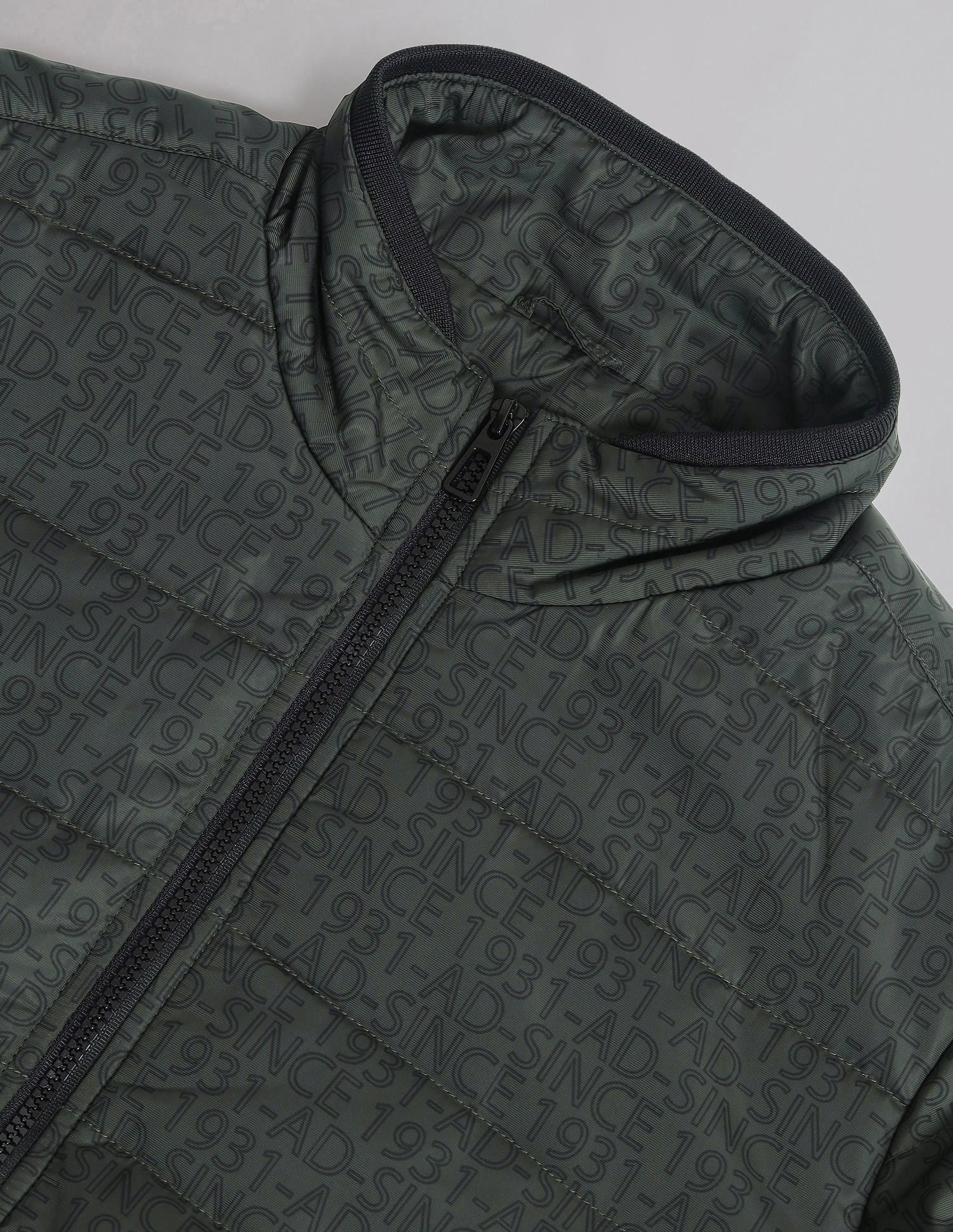 Urban Flex High Neck Quilted Casual Jacket