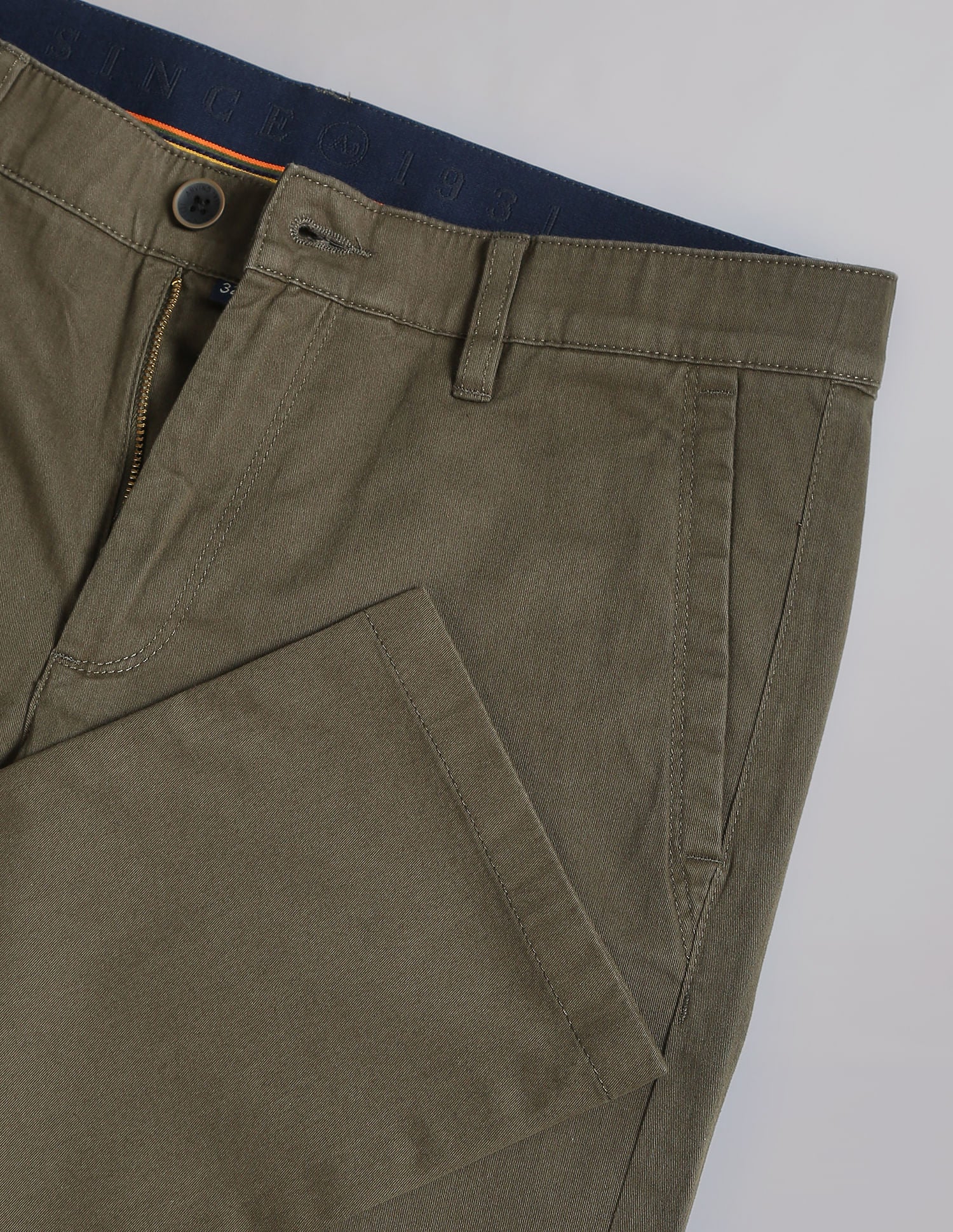 Adventure Pulse Modern Slim Fit Smart Waist Solid Chinos