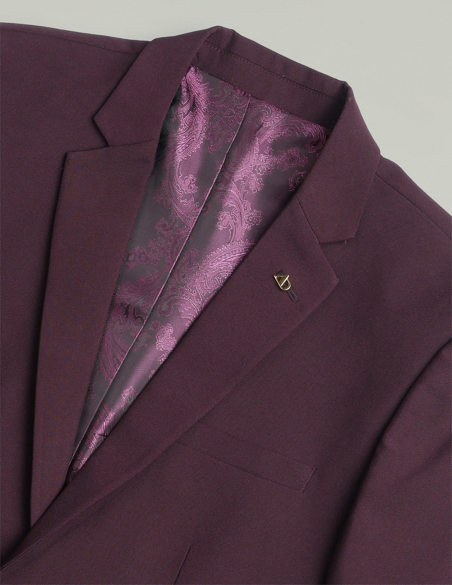 Wardrobe Staple Solid Regular Fit Suit