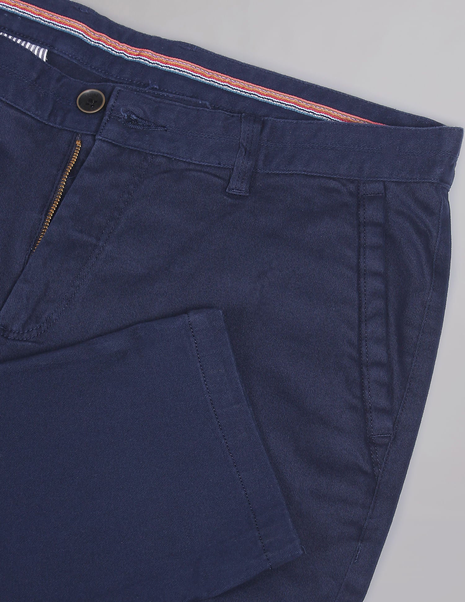 Edged Modern Slim Fit Solid Casual Chinos