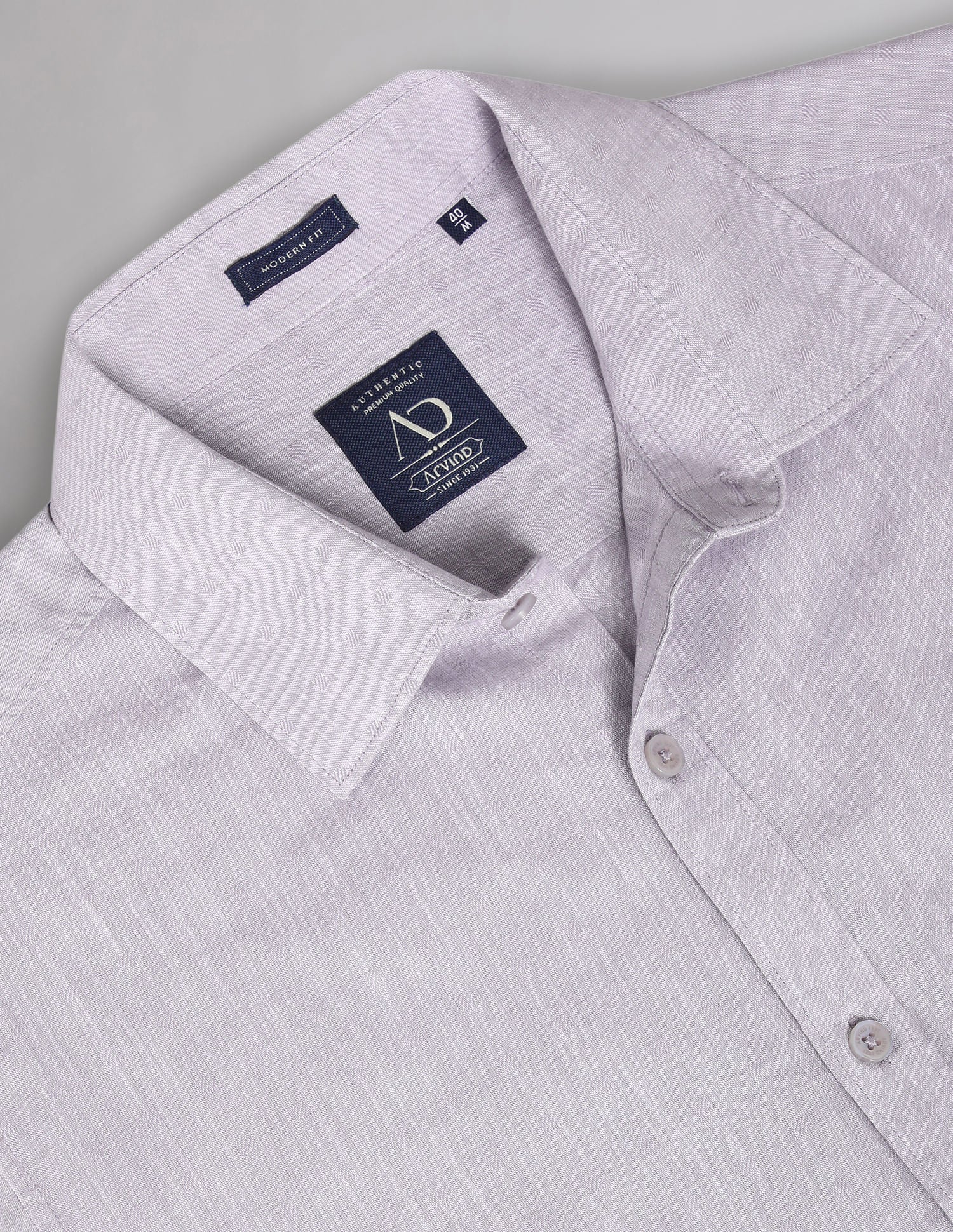 Playfully Patterned Slim Fit Summer Shirt