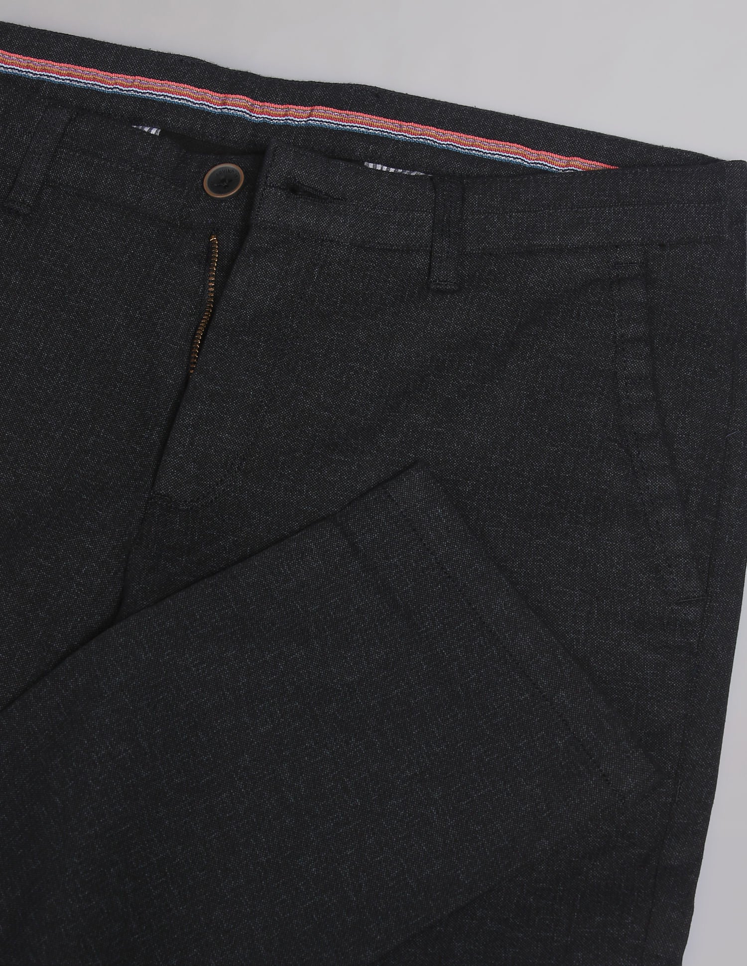 Luxe Grid Heathered Dobby Casual Chinos