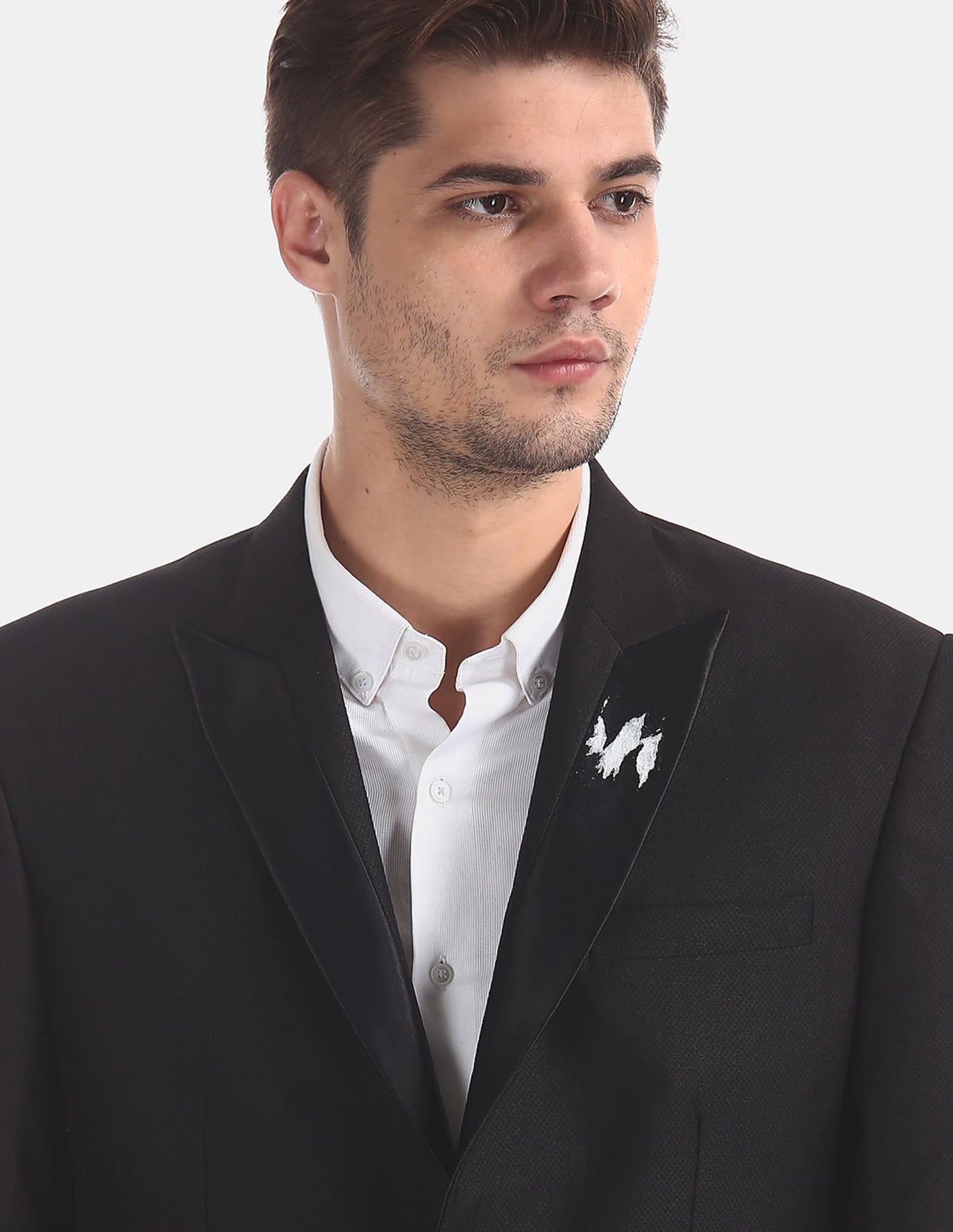 Tailored Regular Fit Textured Two Piece Suit