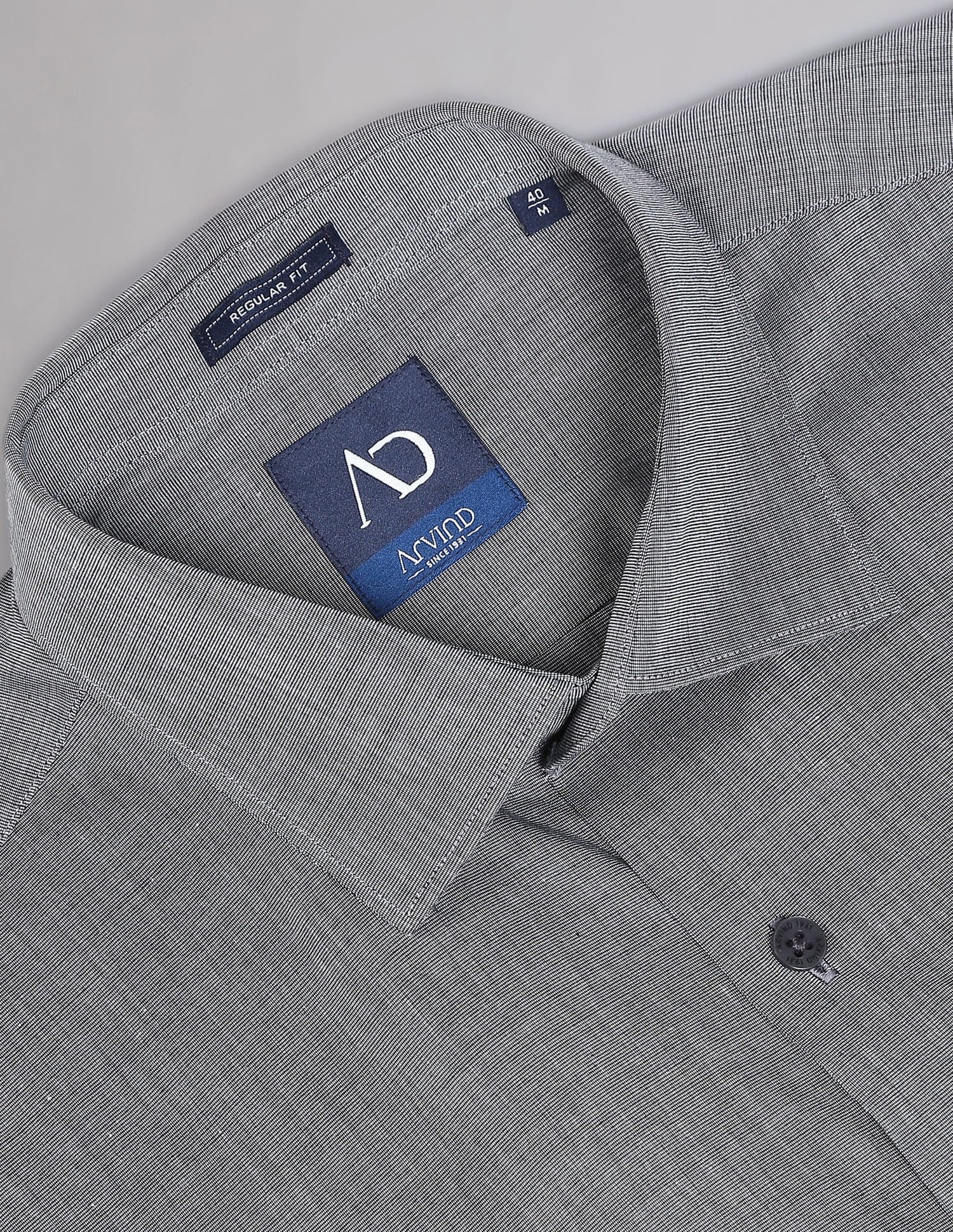 Power Heritage Solid Cotton Formal Shirt with Cutaway Collar