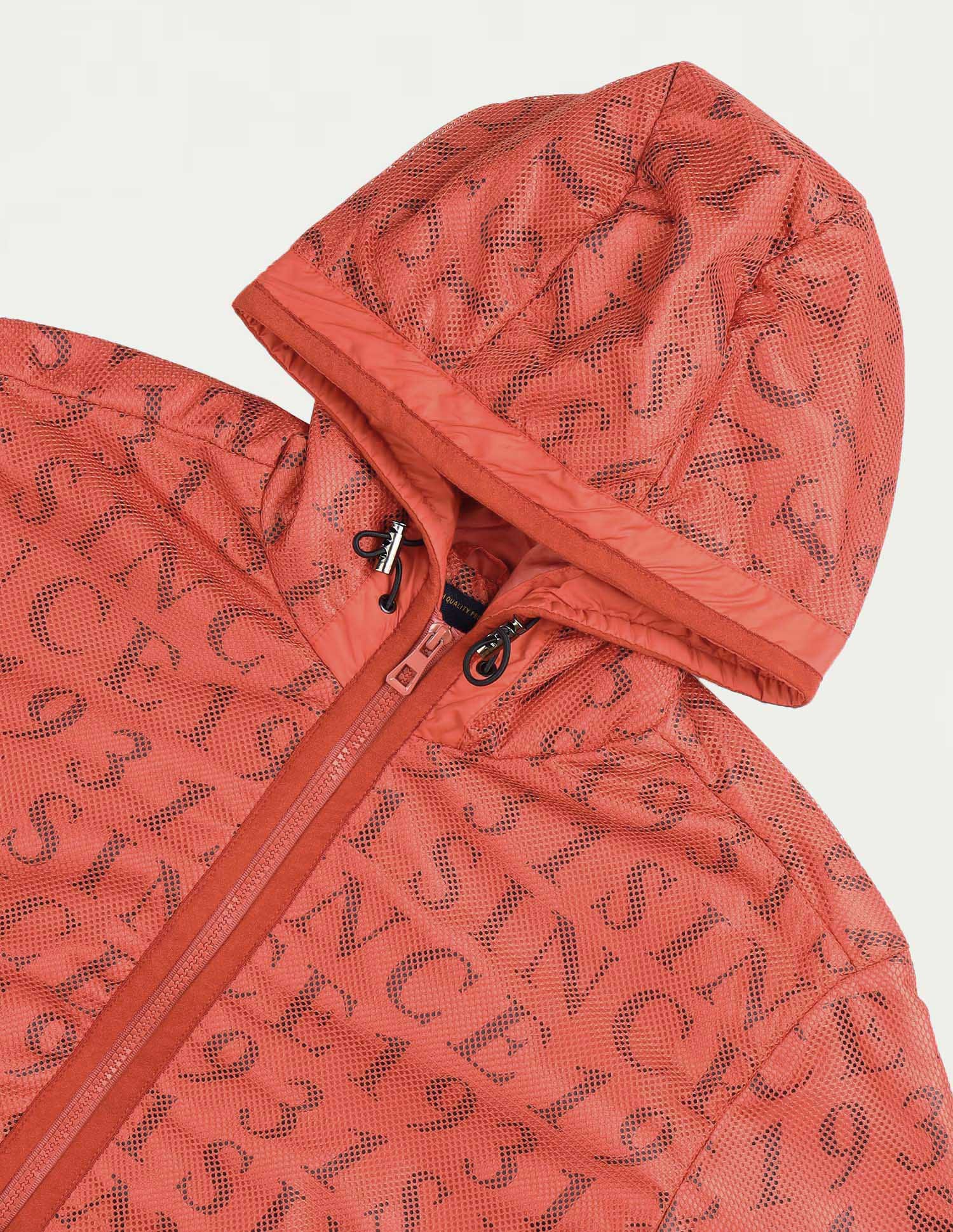 Modern Slim Fit Printed Padded Jacket