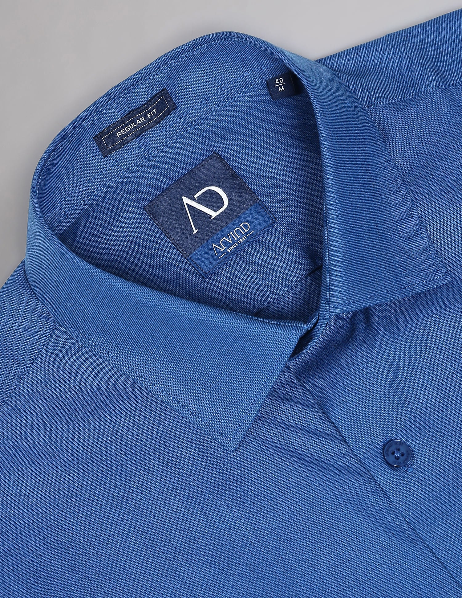 Power Heritage Solid Cotton Formal Shirt with Cutaway Collar
