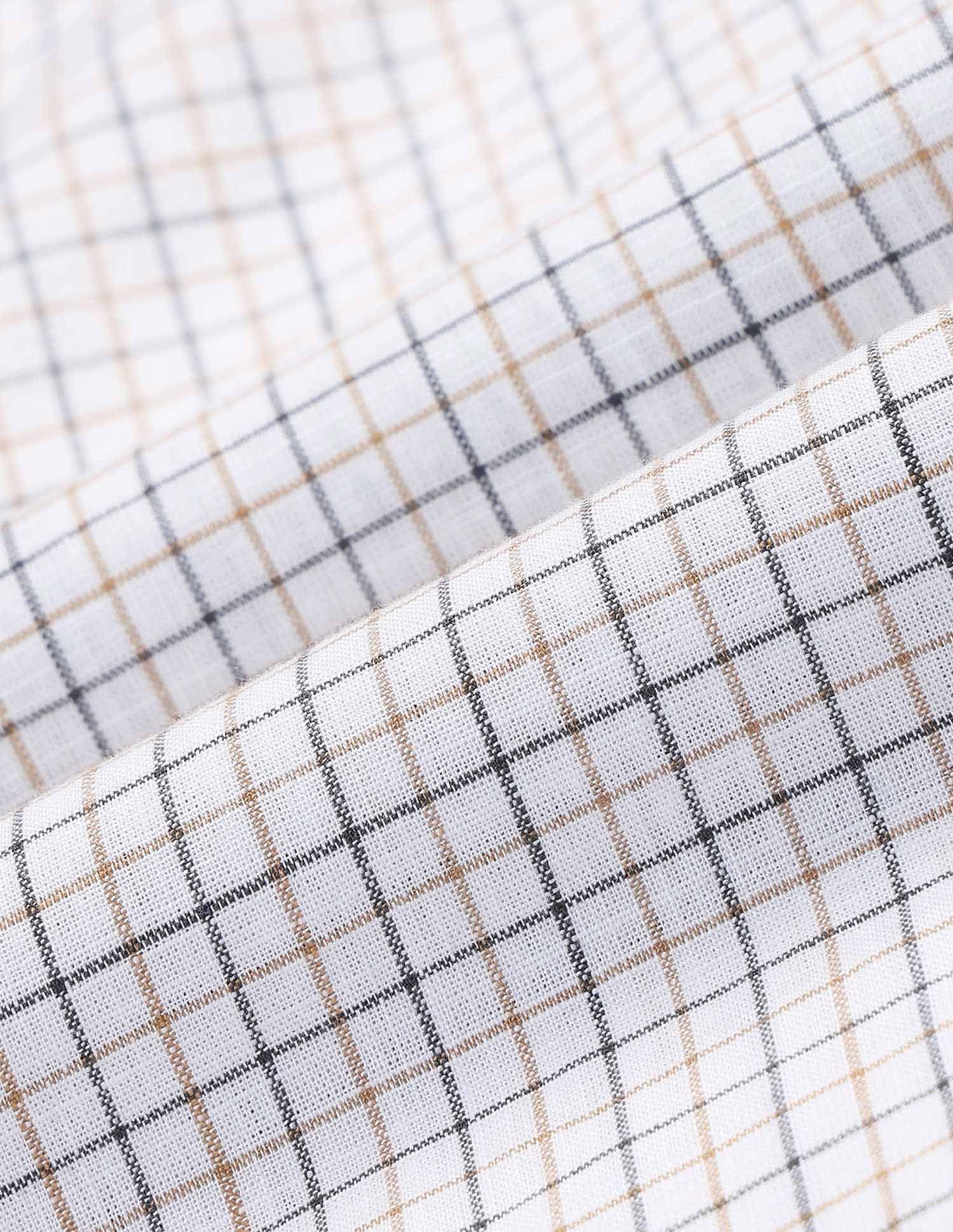 City Chronicles Modern Slim Fit Tartan Checked Shirt