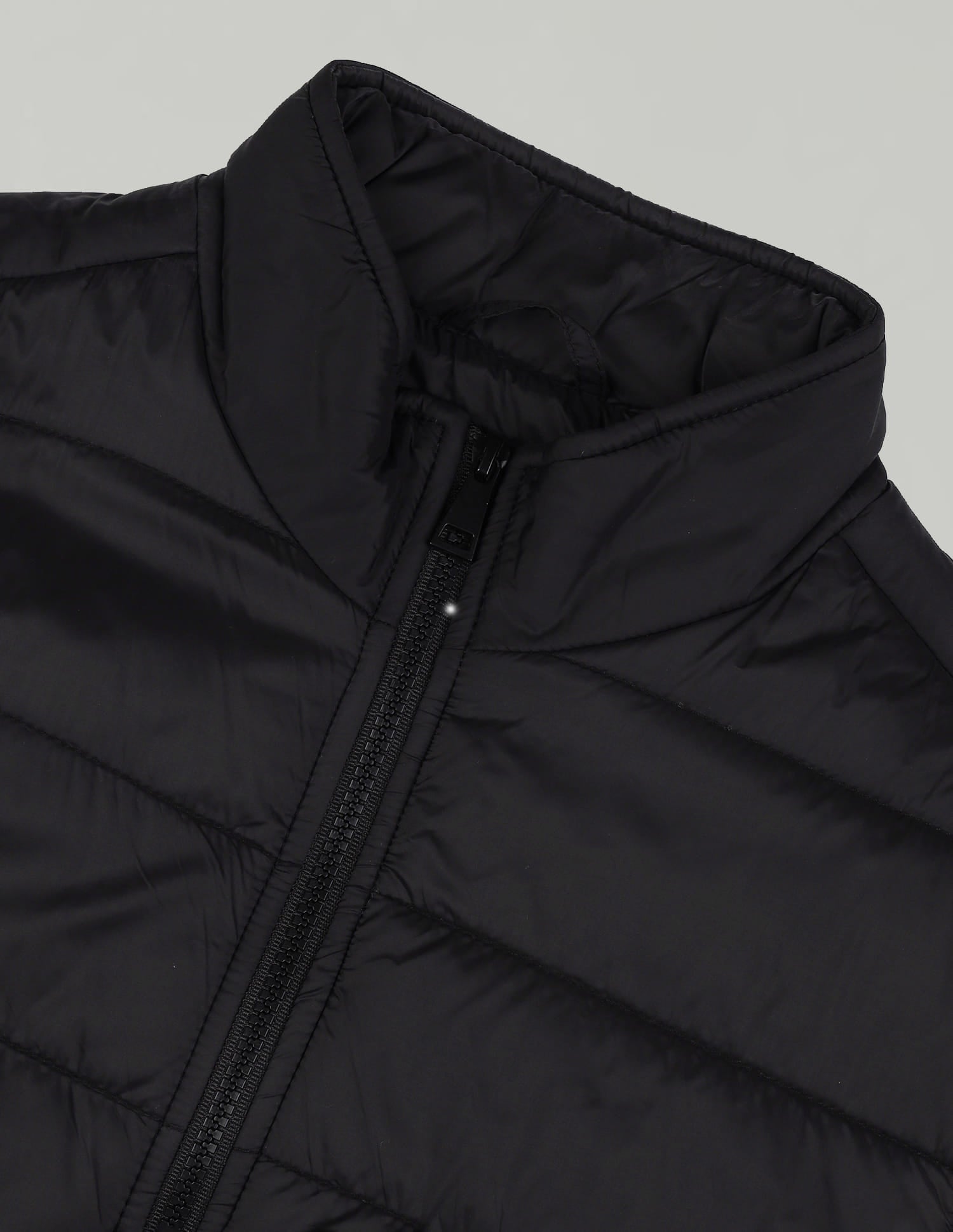 Solid Regular Fit Puffer Jacket