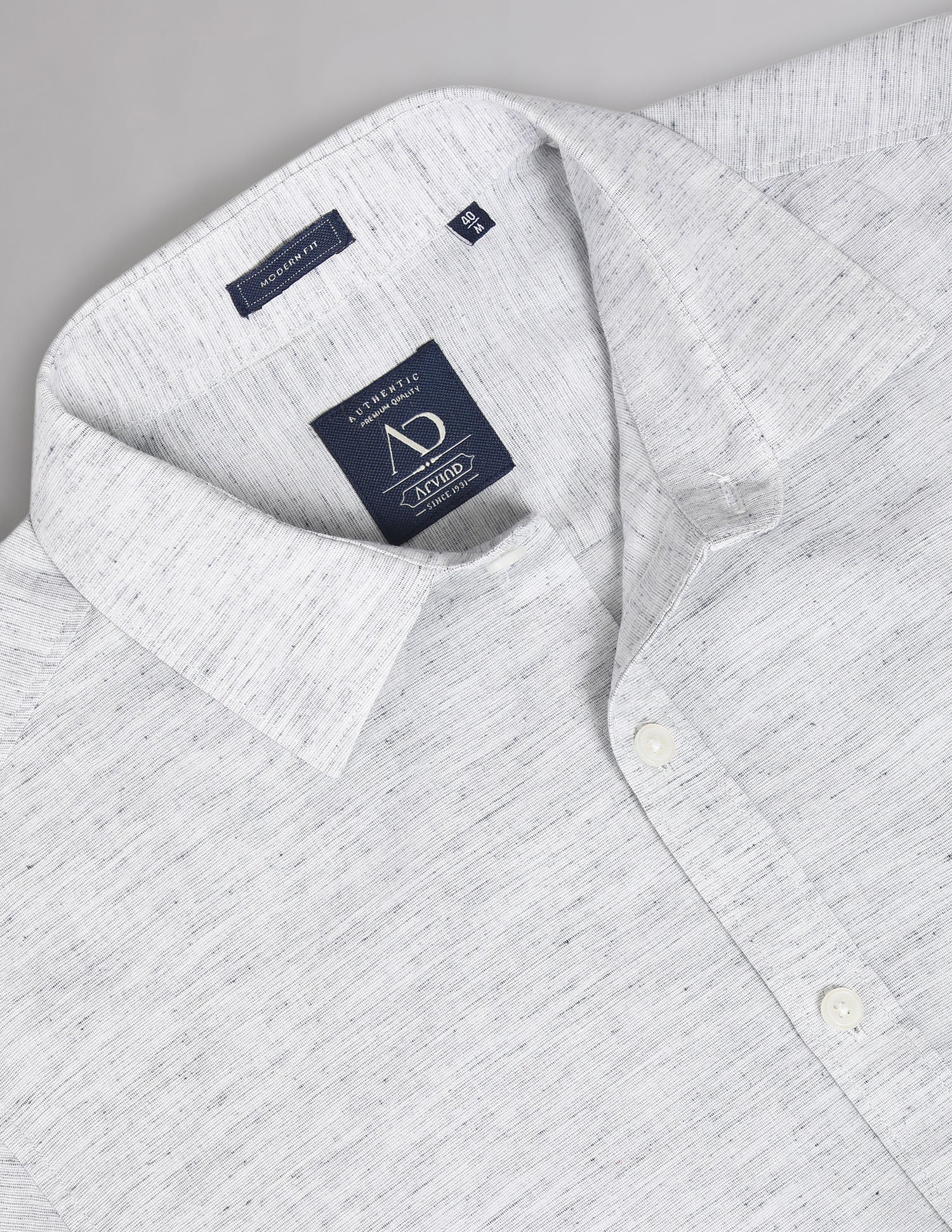 Urban Drift Modern Slim Fit Heathered Summer Shirt