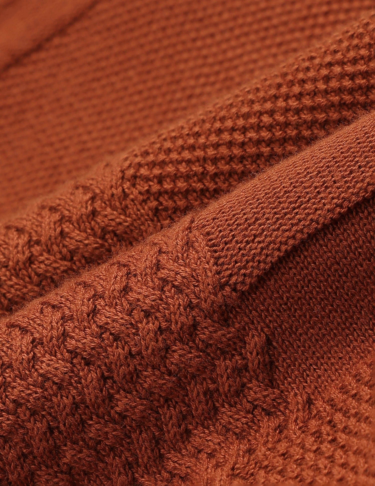 Styled-Edged Modern Slim Fit Textured Sweater