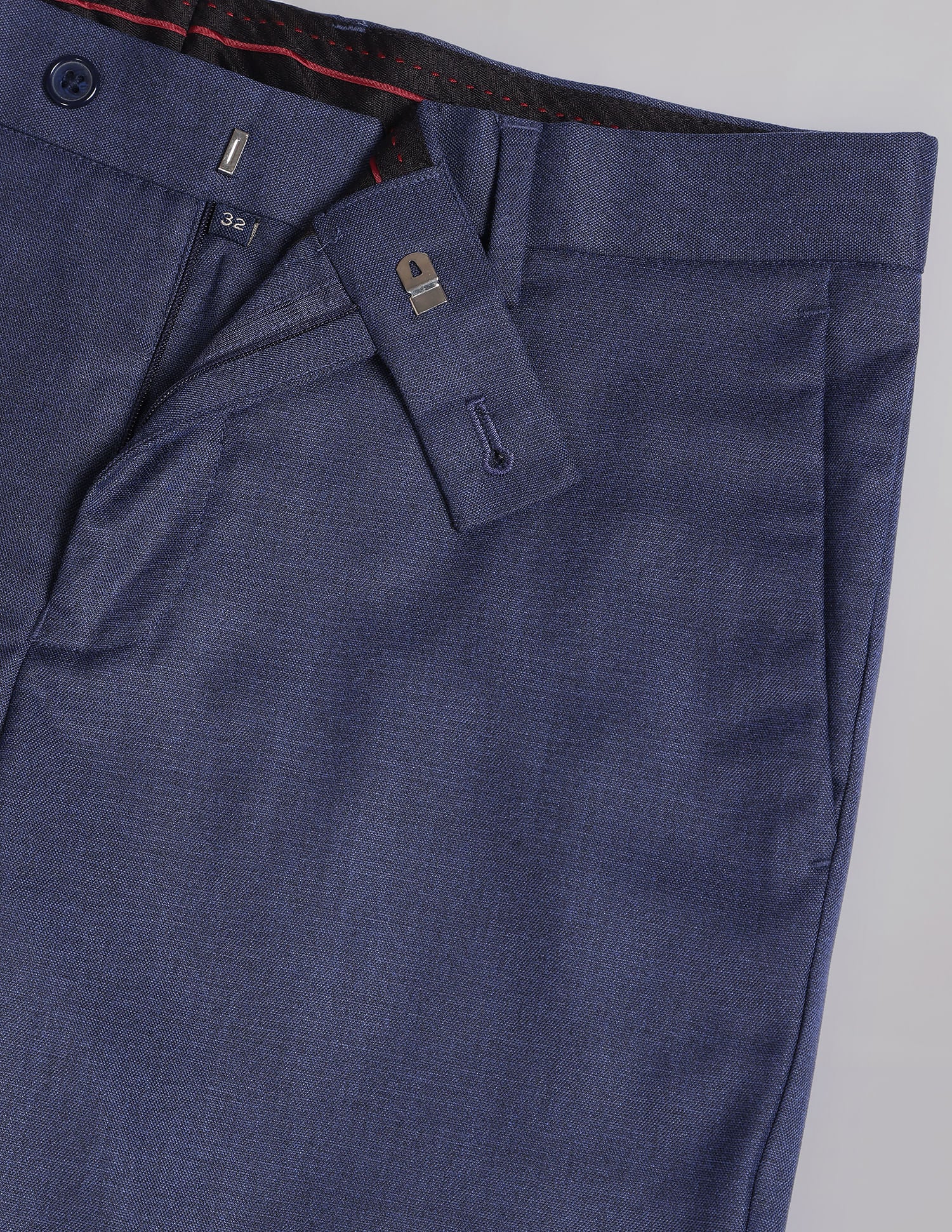 Corporate Ready Slim Fit Solid Formal Trousers