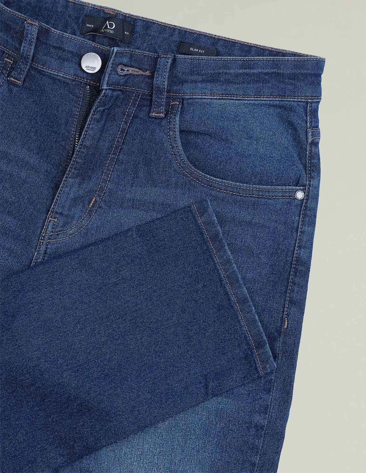 Mid Rise Slim Fit Jeans