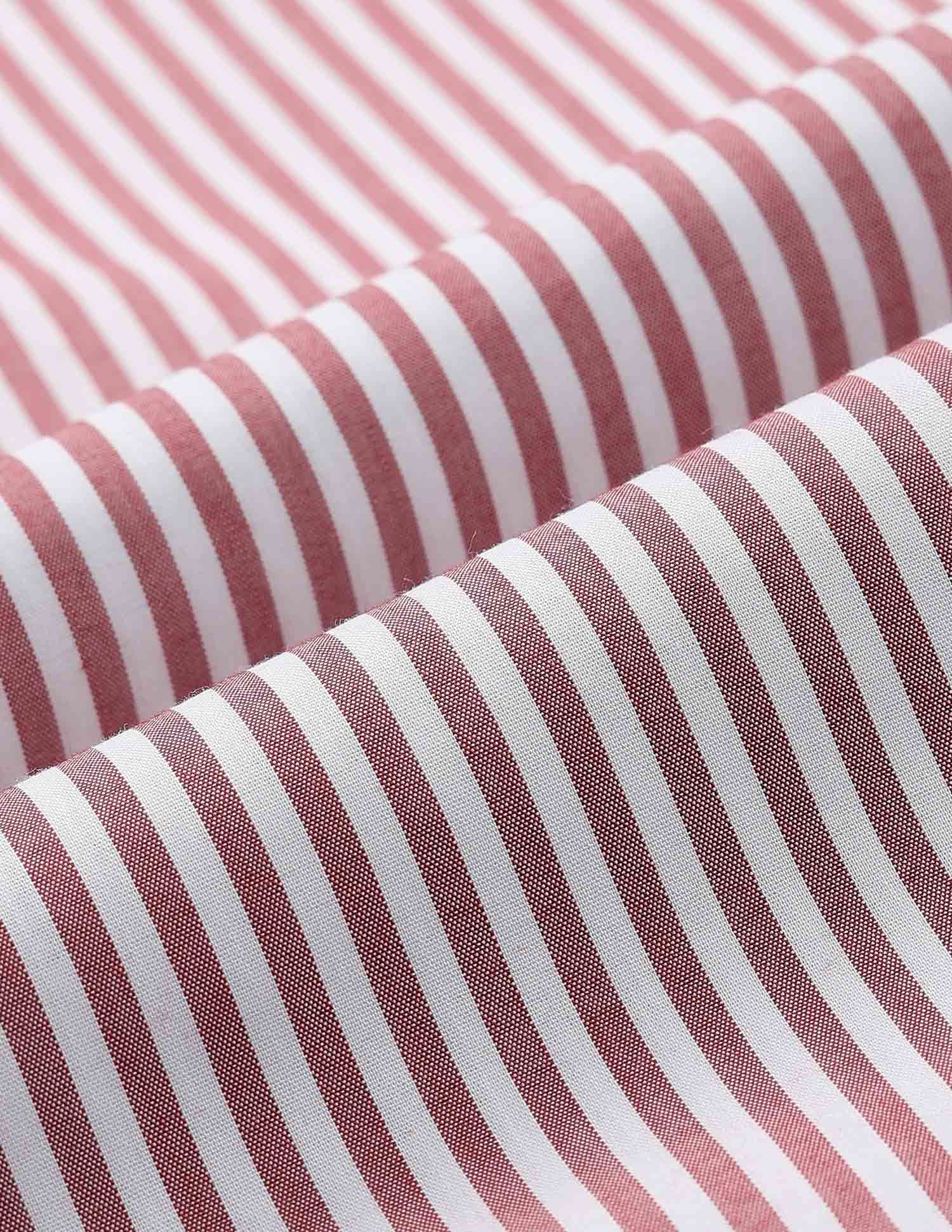 Wardrobe-Coded Regular Fit Vertical Striped Shirt