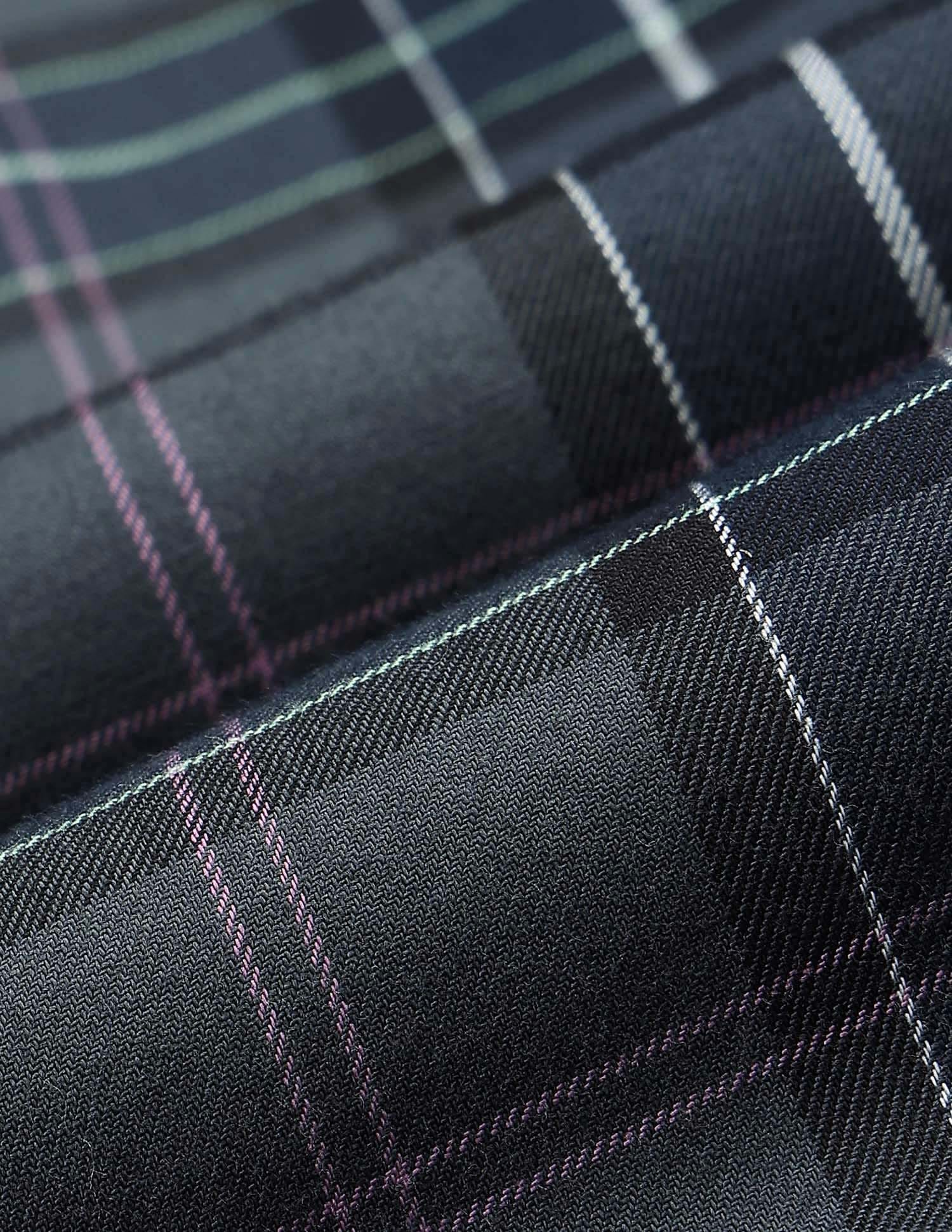 Power Plaid Checked Dobby Shirt