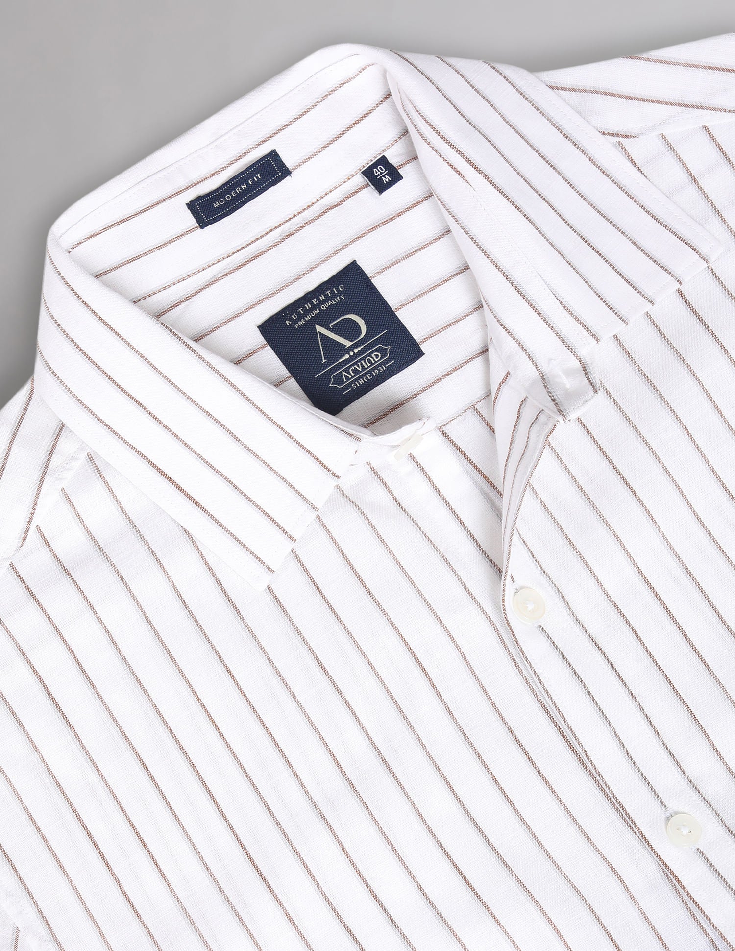 Vertical Stripe Pure Cotton Shirt