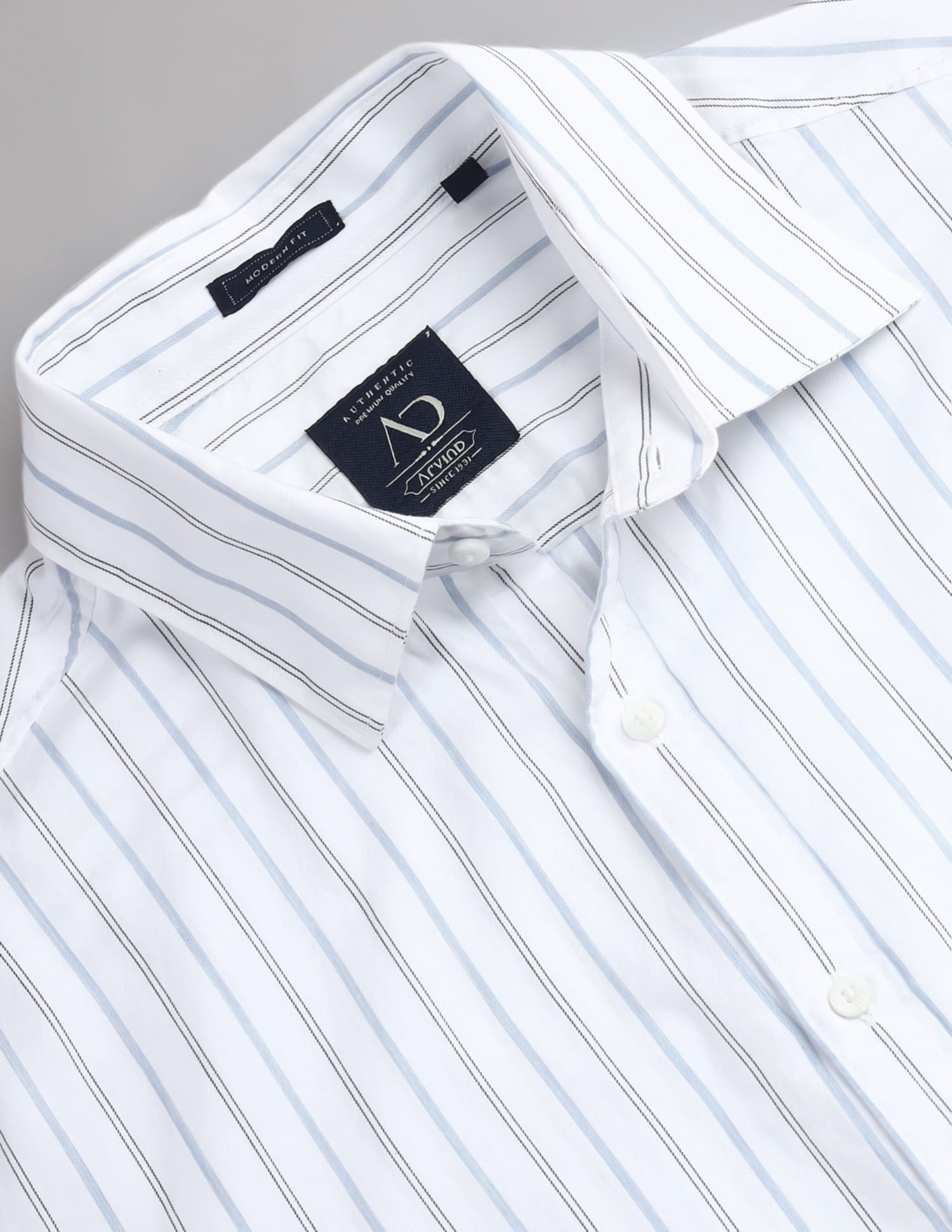 Urban Adventure Vertical Striped Cotton Shirt