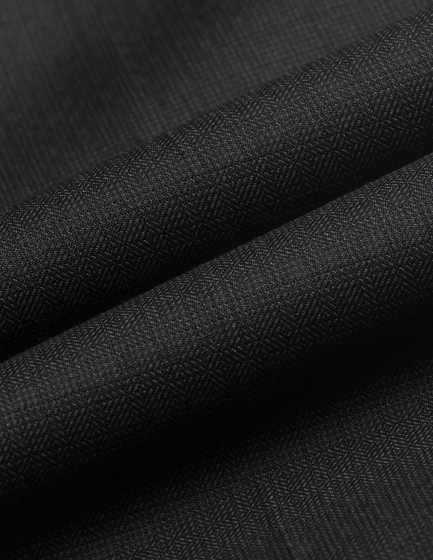 Work Essentials Solid Slim Fit Dobby Trousers