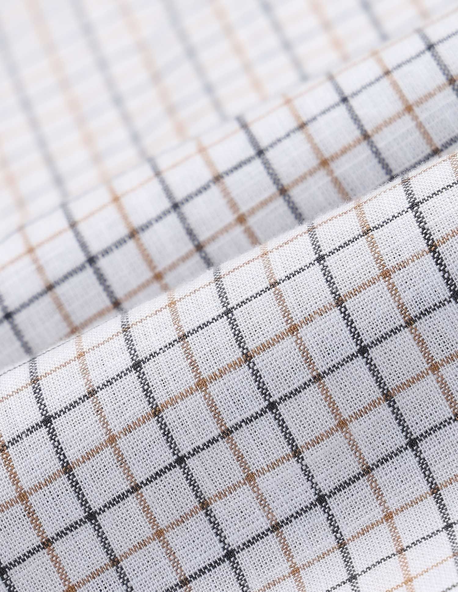 City Chronicles Modern Slim Fit Tartan Checked Shirt
