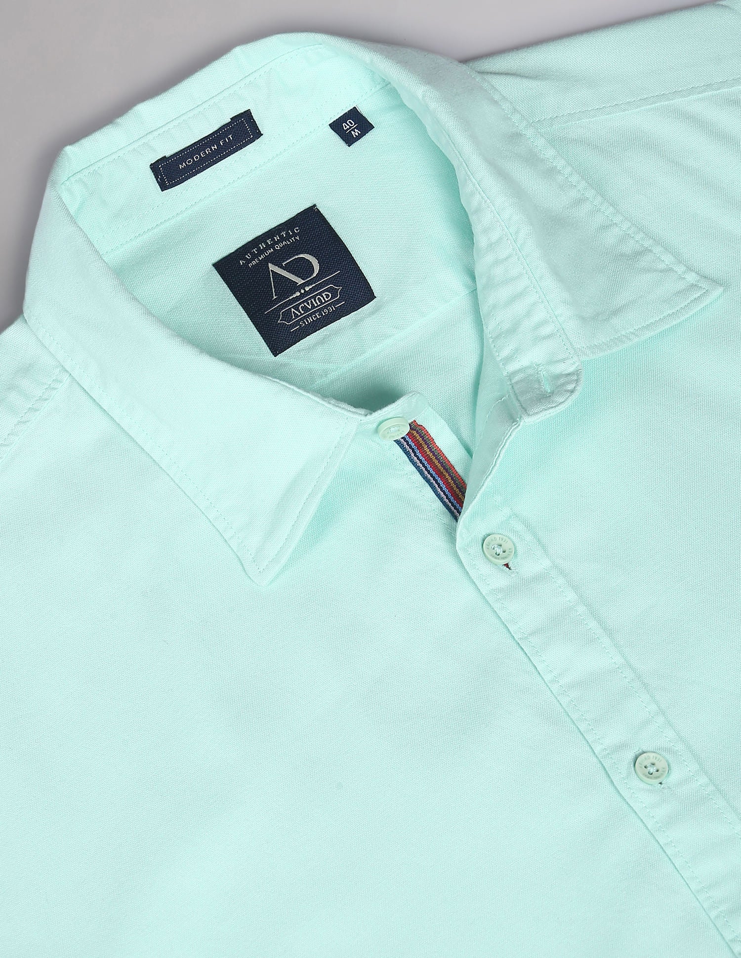 Classic Slim Fit Soladel UV Stretch Oxford Casual Shirt
