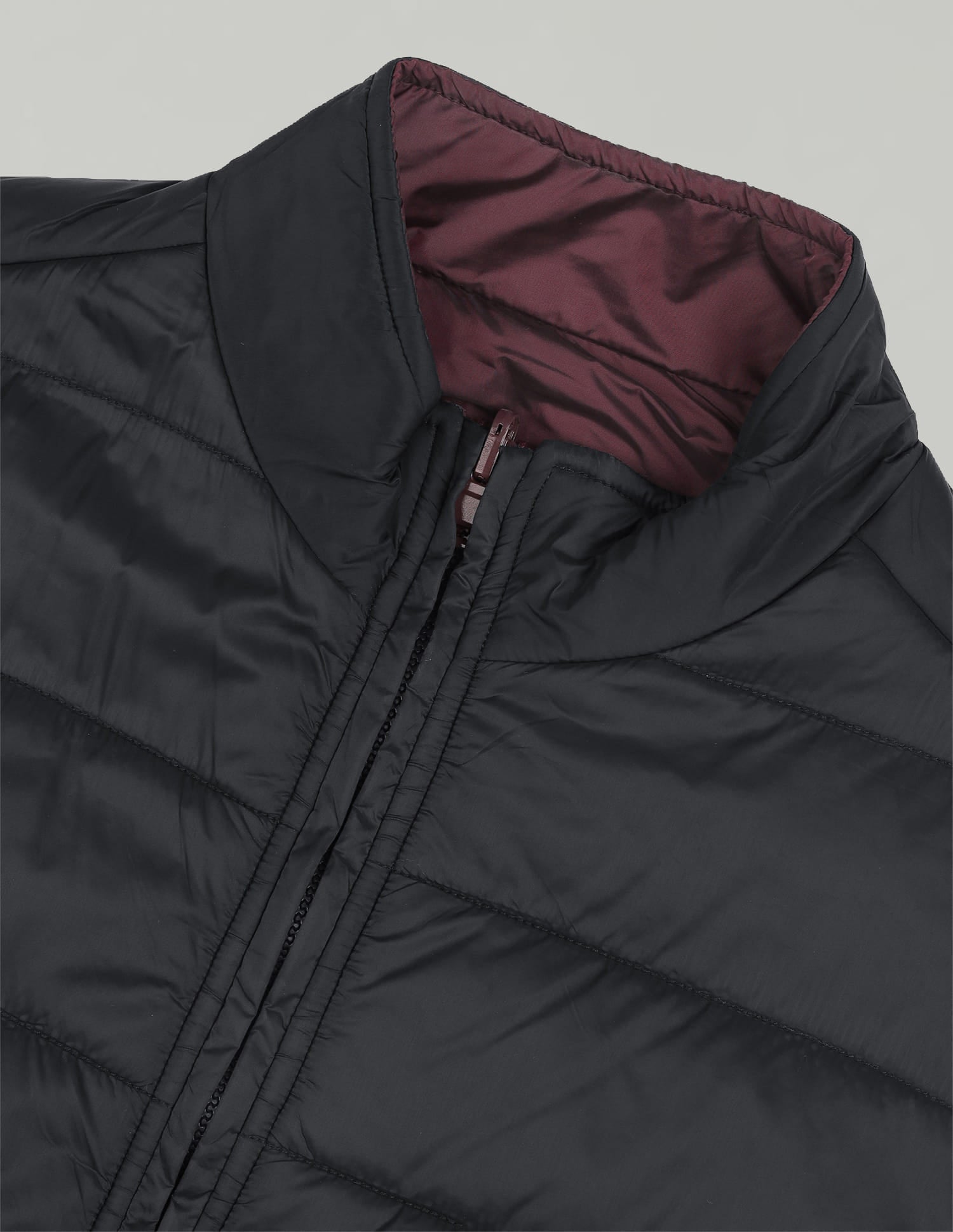 Solid Regular Fit Puffer Jacket