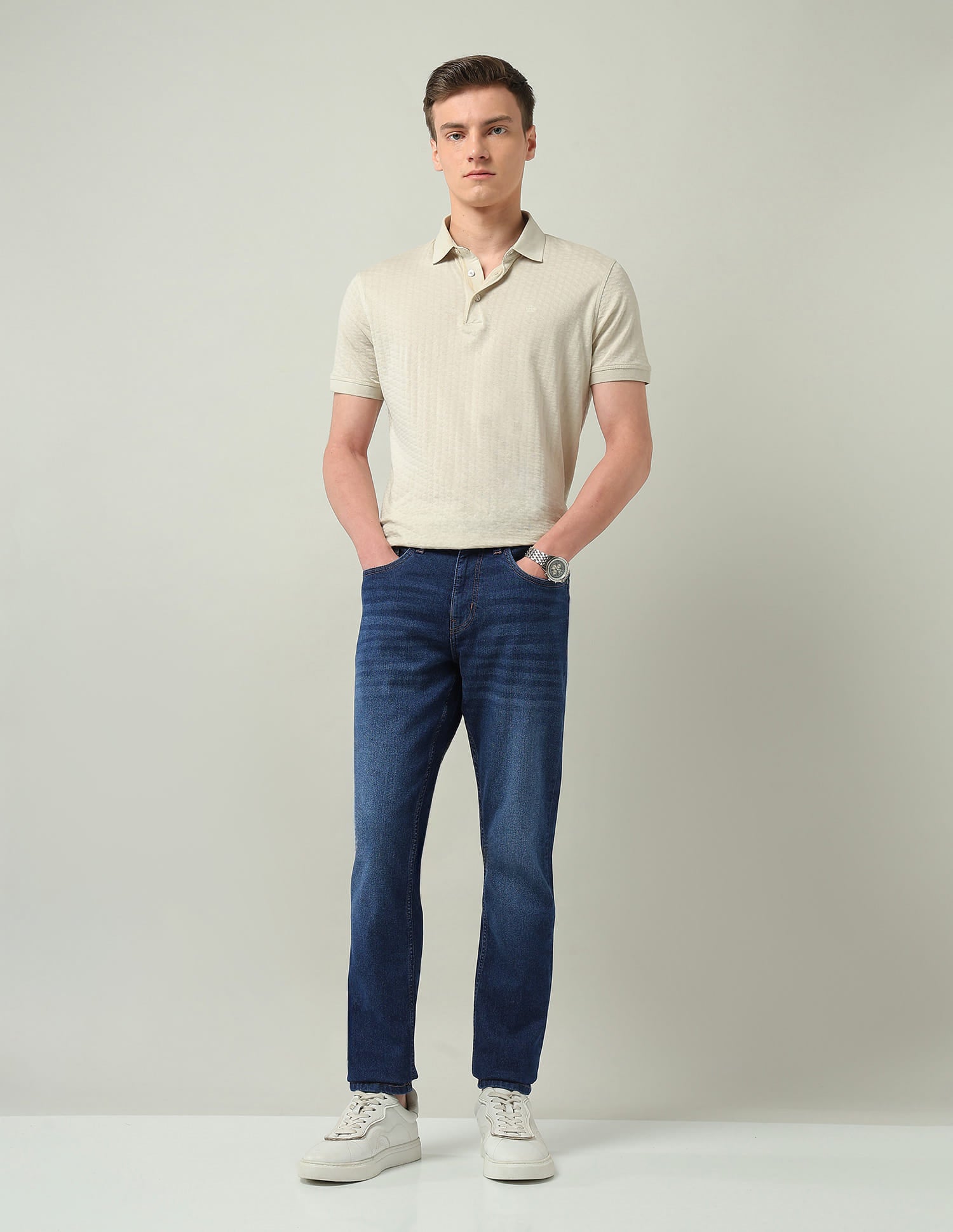 Mid Rise Slim Fit Jeans