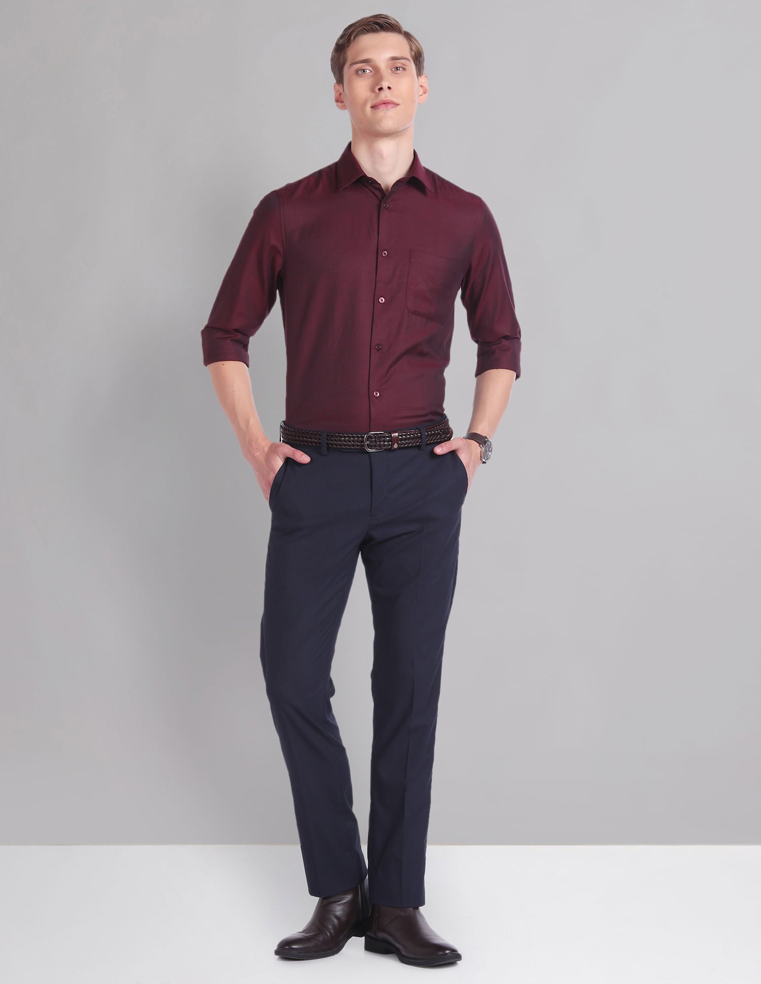 Contemporary Luxe Sartorial Dobby Shirt