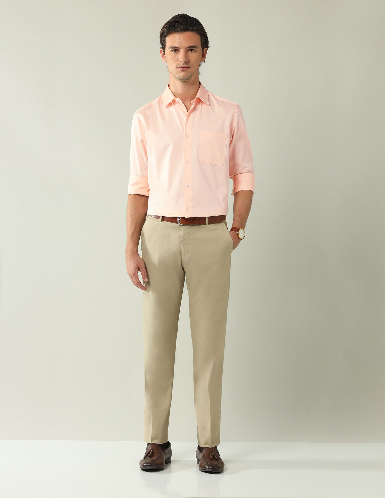 Classic Regular Fit Solid Shirt