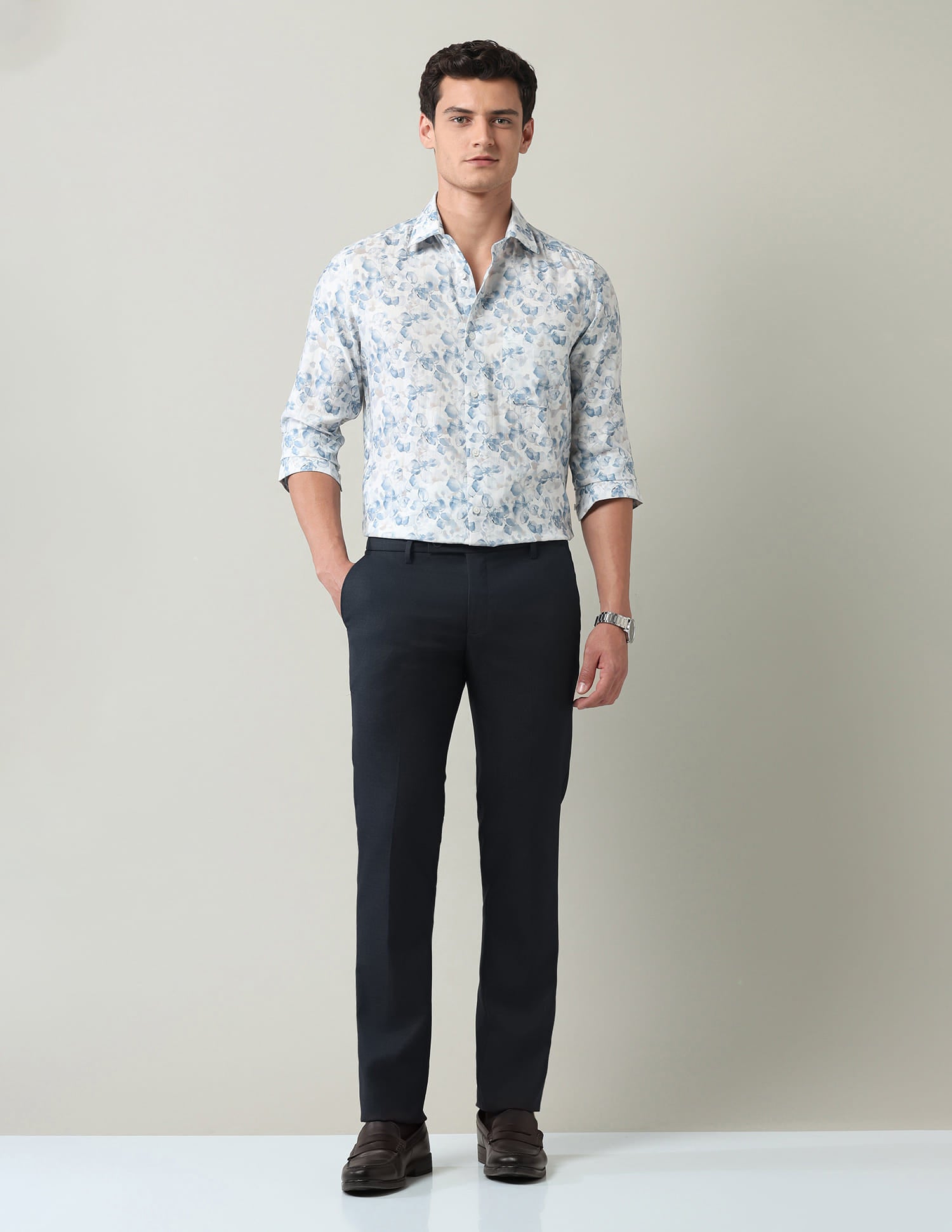 Textured Regular Fit Dobby Shirt