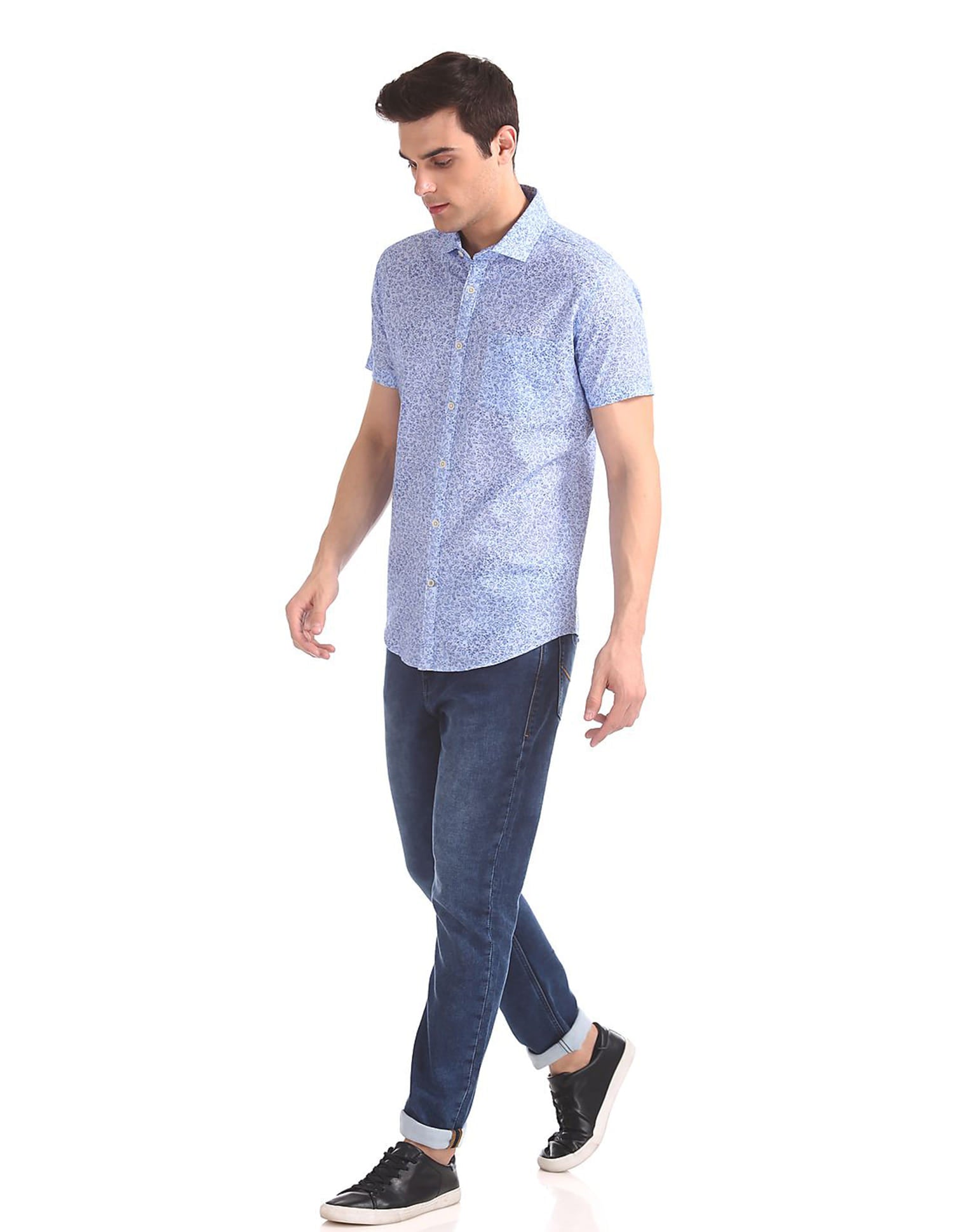 Slim Fit Printed Shirt