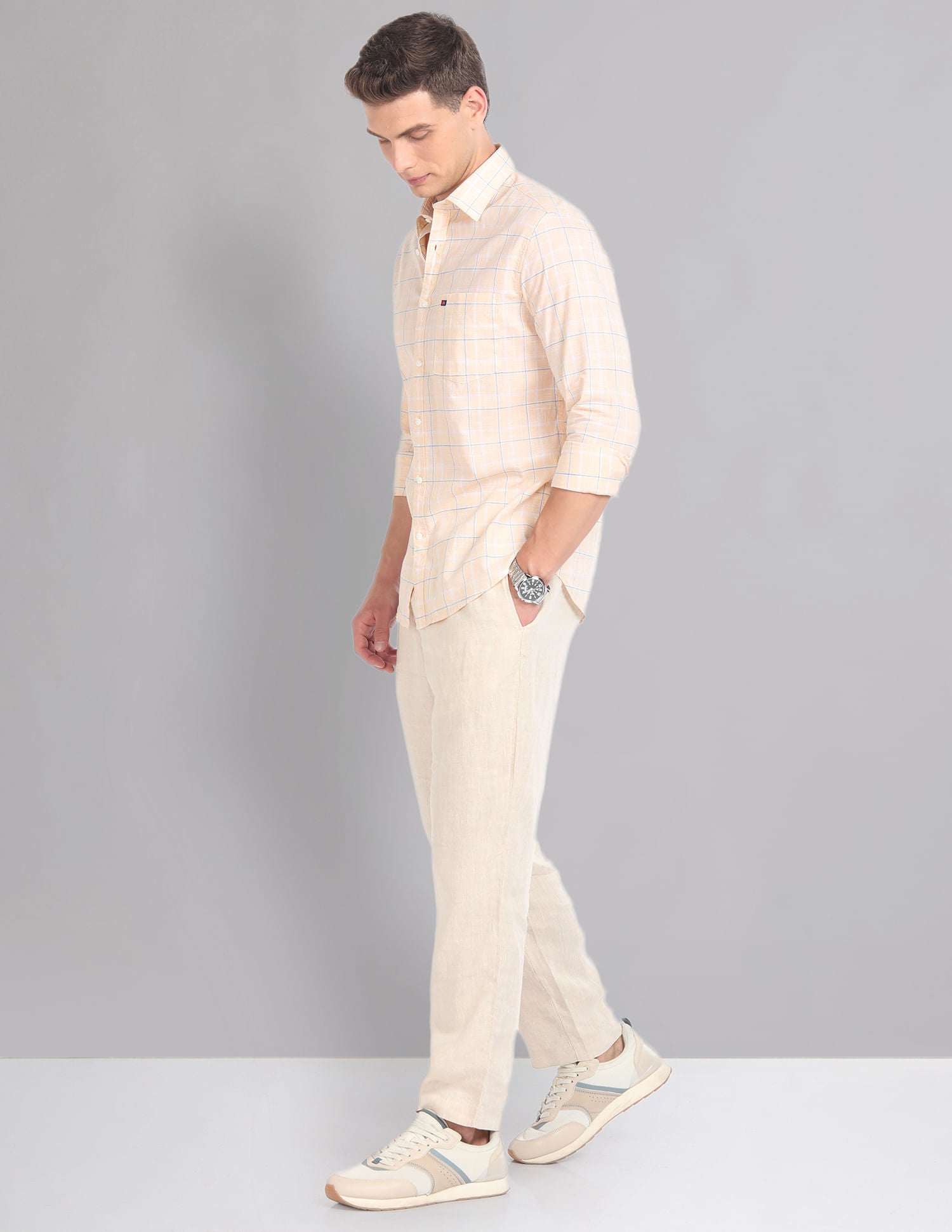 Tartan Check Pure Cotton Summer Shirt