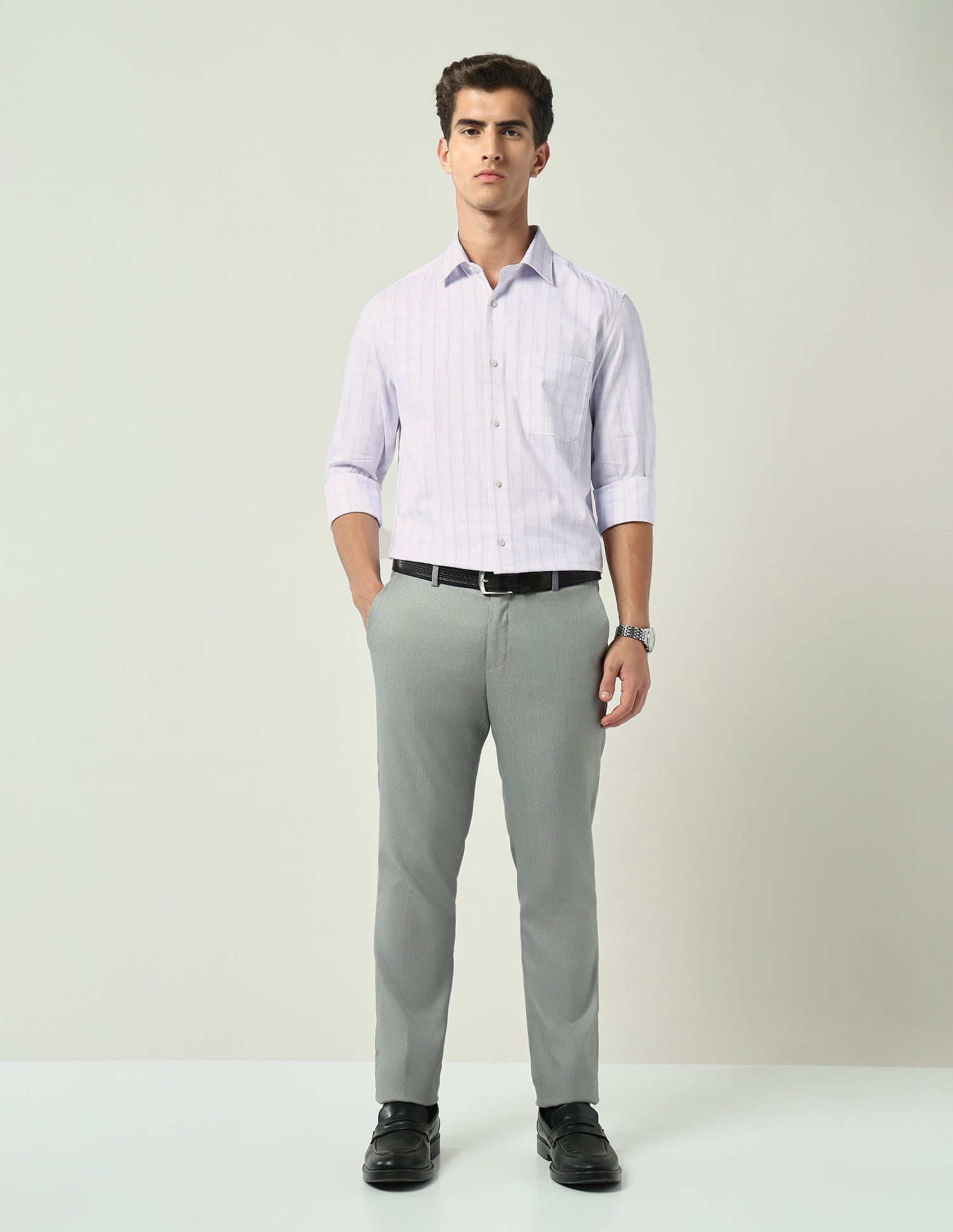 Regular Tartan Checked Regular Fit Shirt