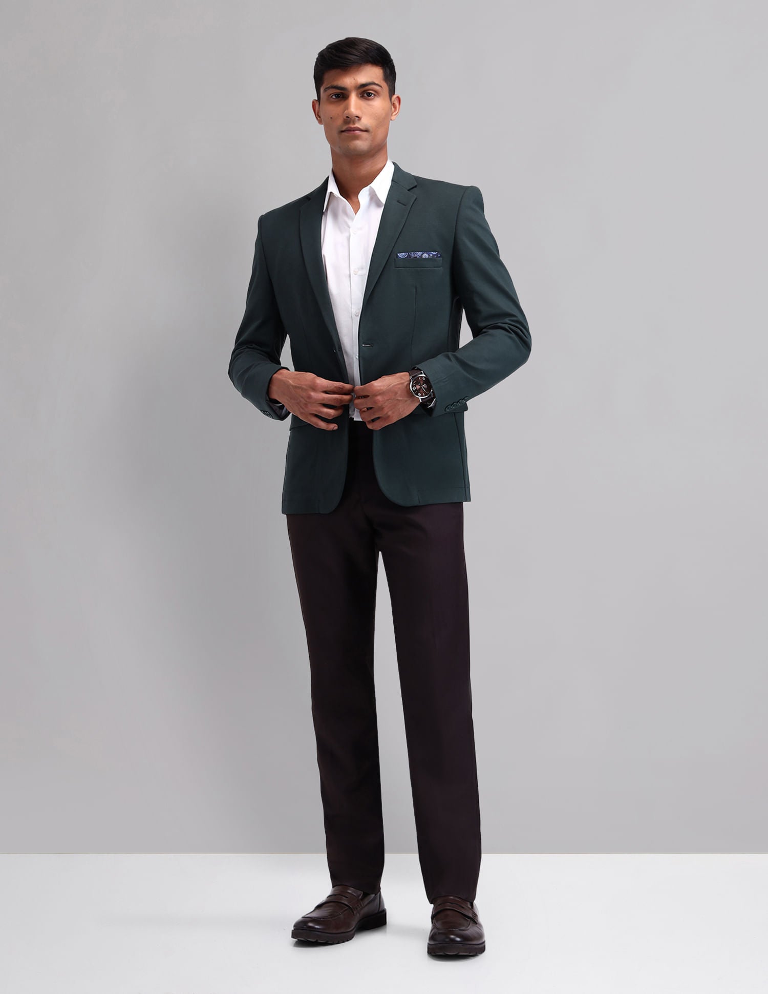 Power Fit Modern Slim Fit Single Breasted Blazer