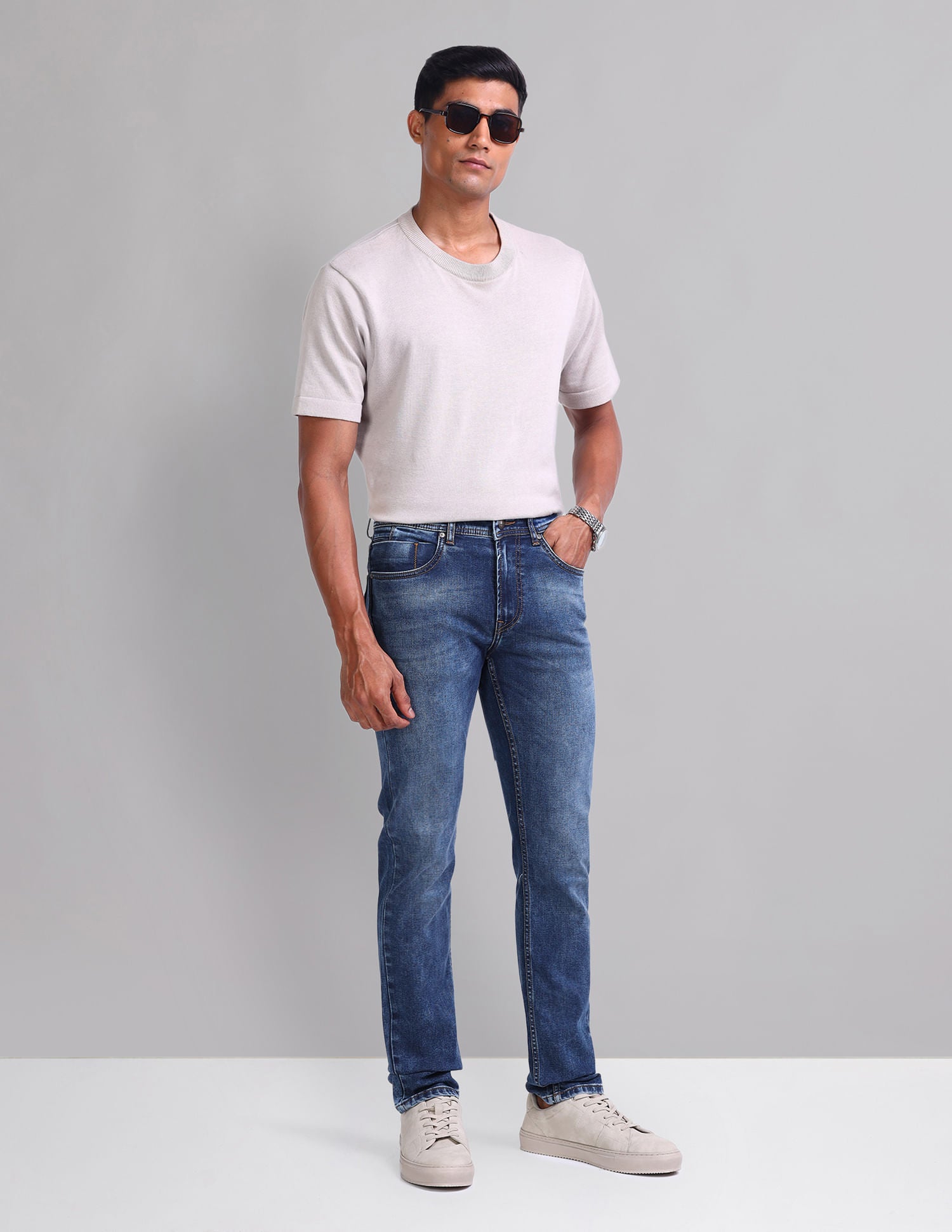 Refined Mid Rise Skinny Fit Jeans