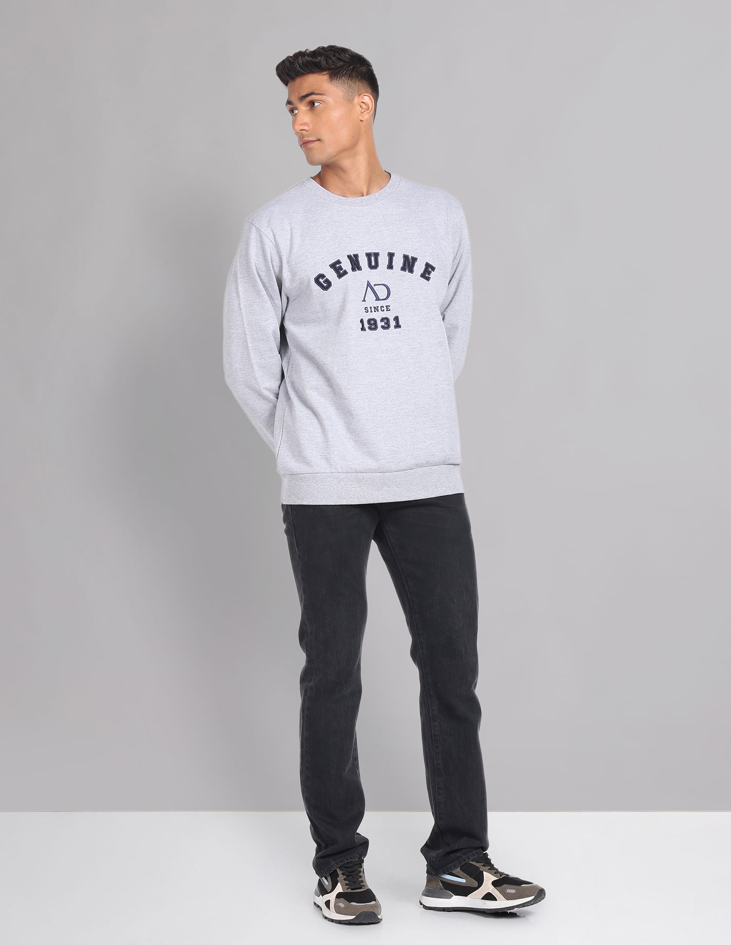 Effortless Sophistication Crew Neck Moistex Sweatshirt