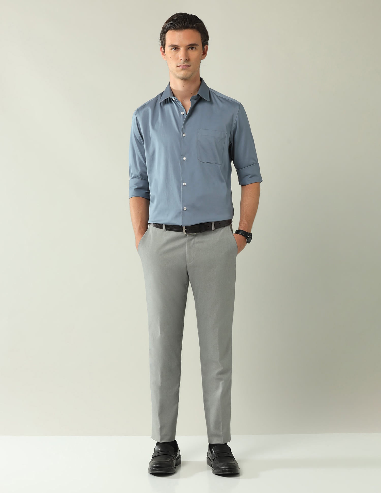 Classic Regular Fit Solid Shirt