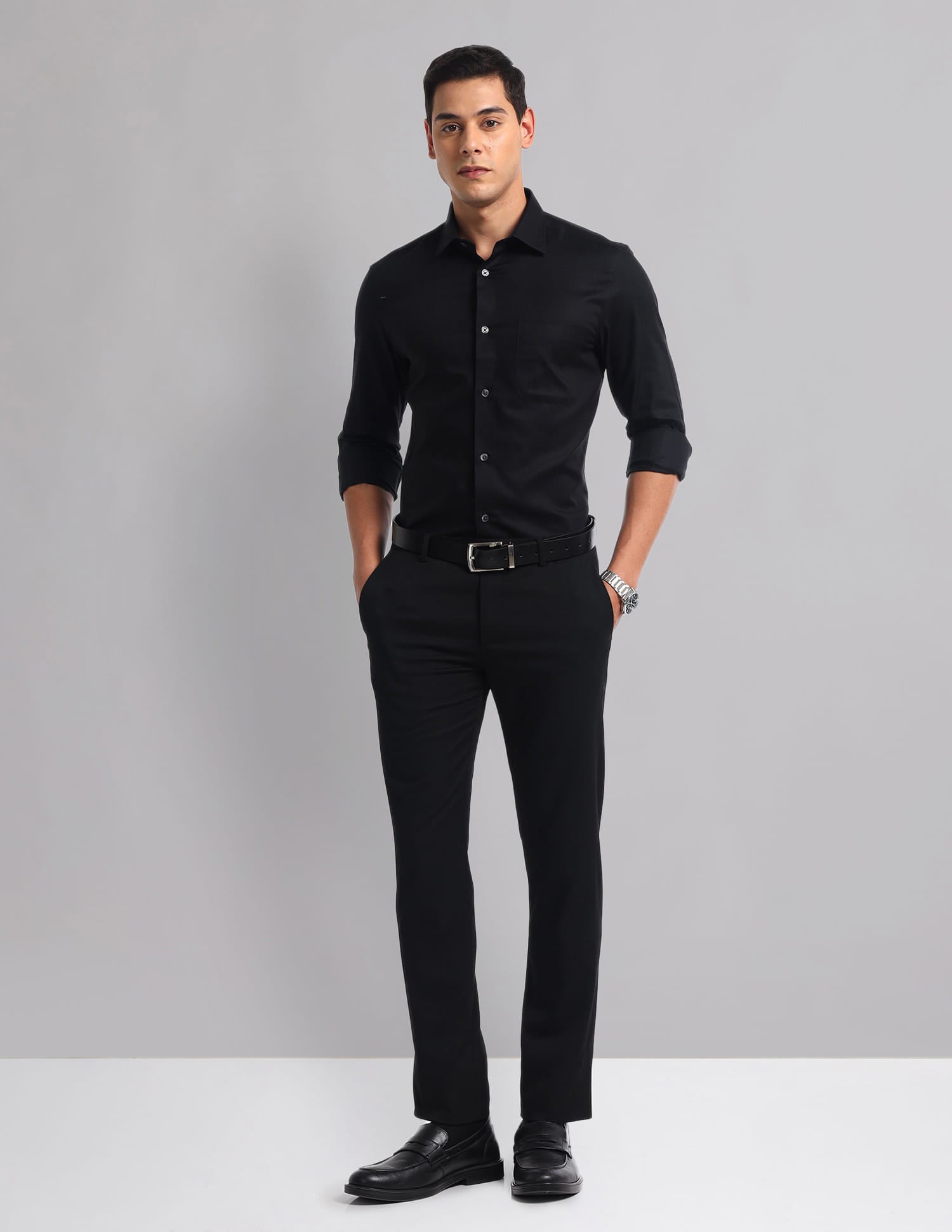 Stylish Long Sleeve Cotton Shirt