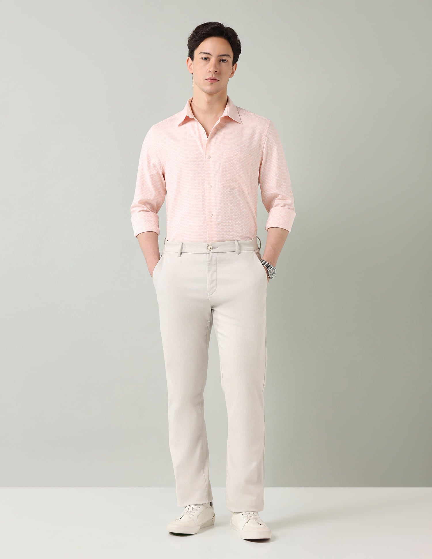 Textured Regular Fit Shirt