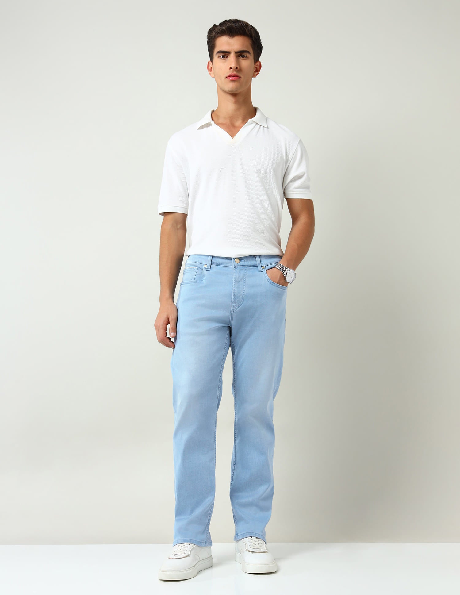 Mid Rise Comfort Slim Fit Jeans