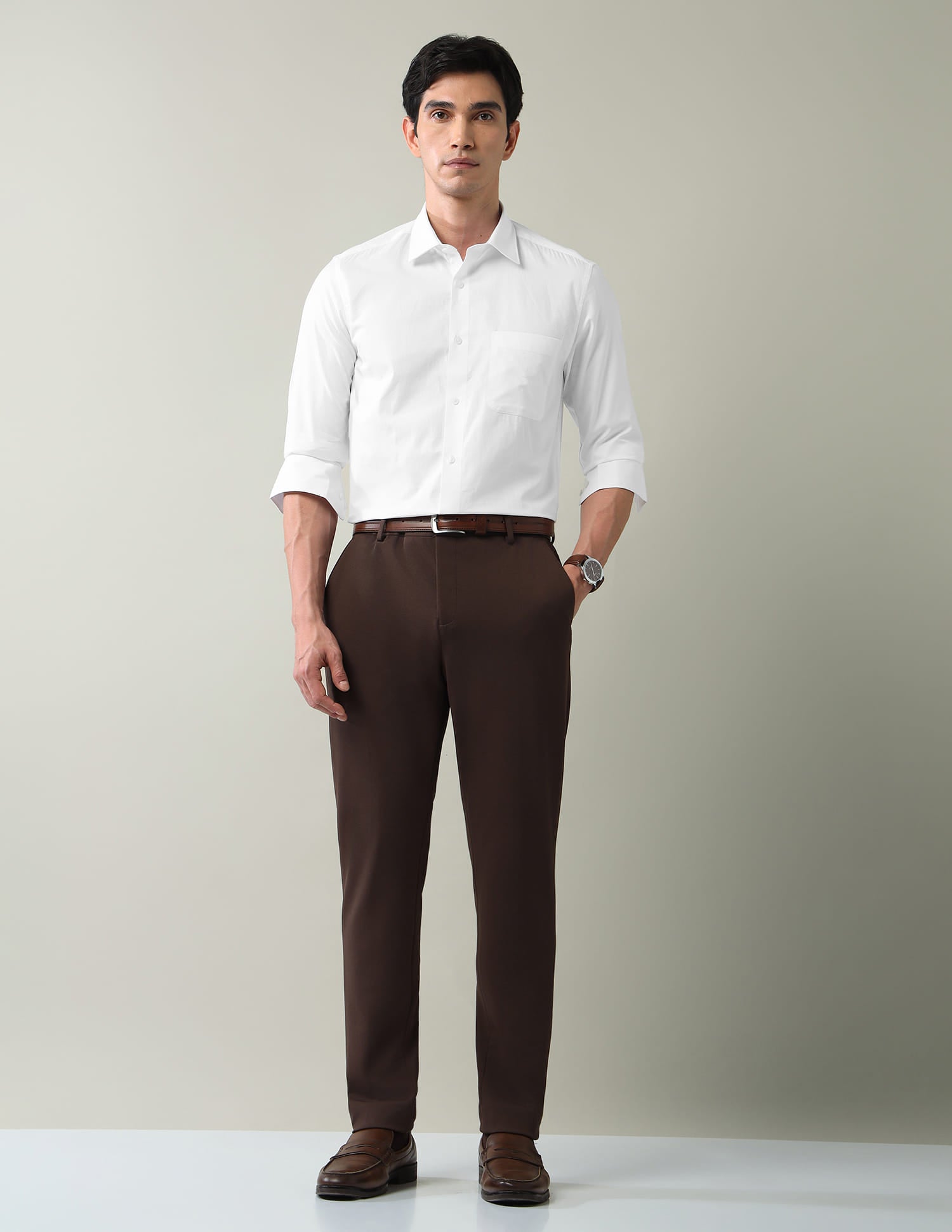 Vogue Solid Regular Fit Shirt