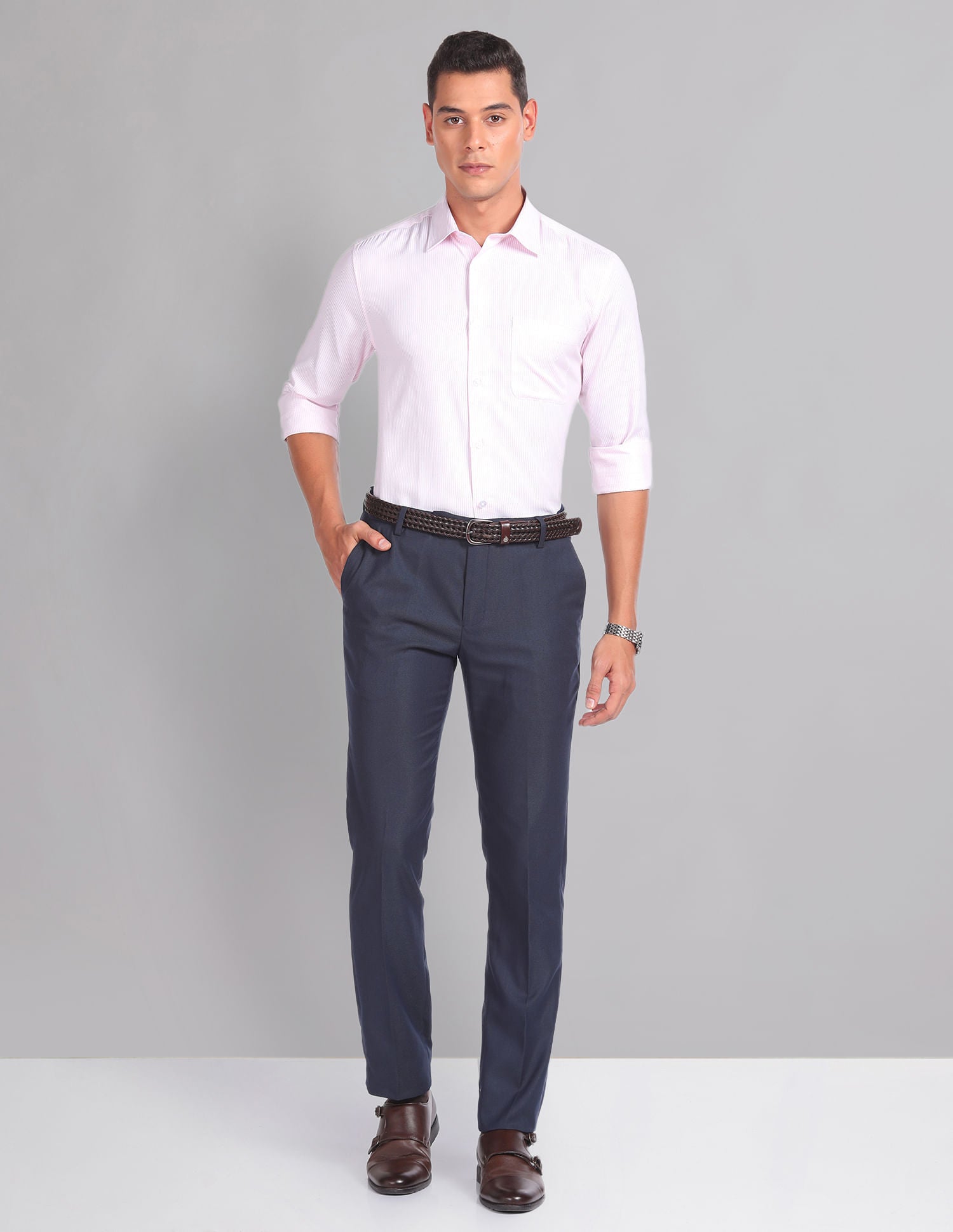 Vertical Stripe Sartorial Formal Shirt