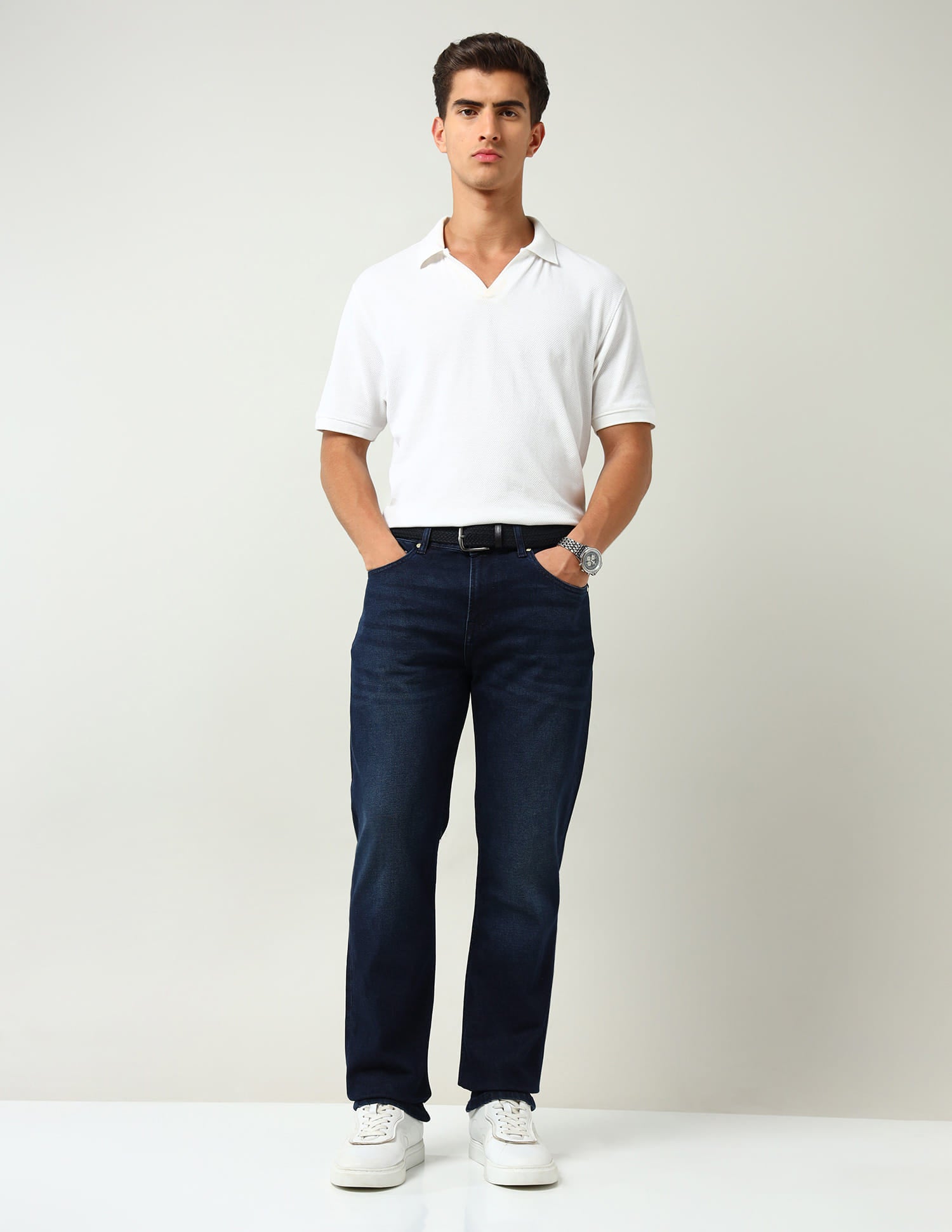 Mid Rise Comfort Slim Fit Jeans