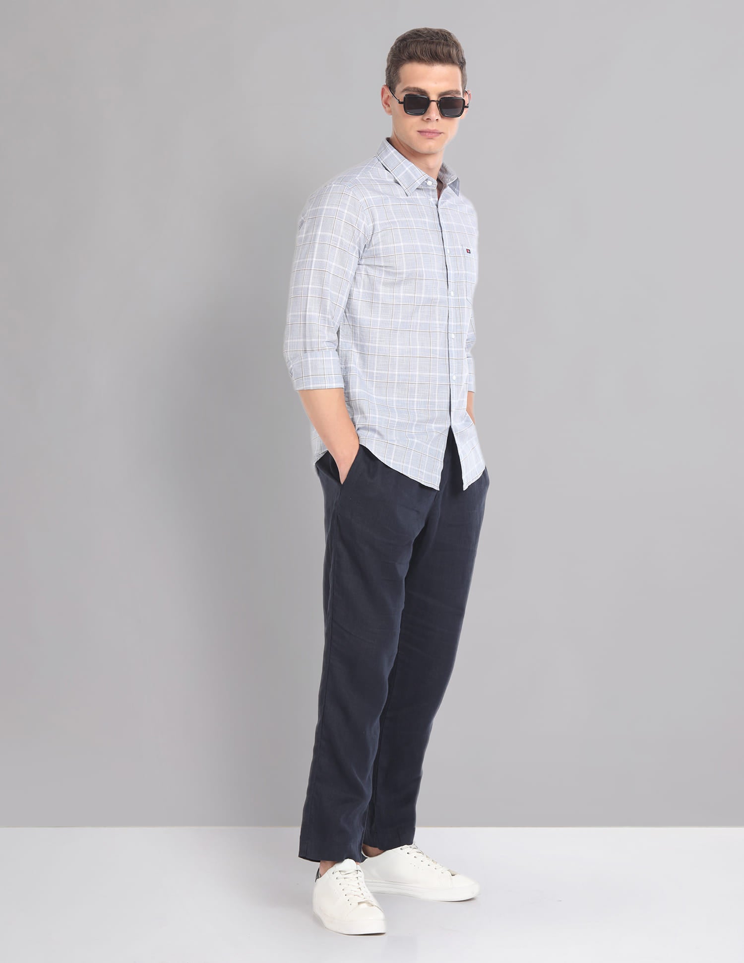 Tartan Check Pure Cotton Summer Shirt