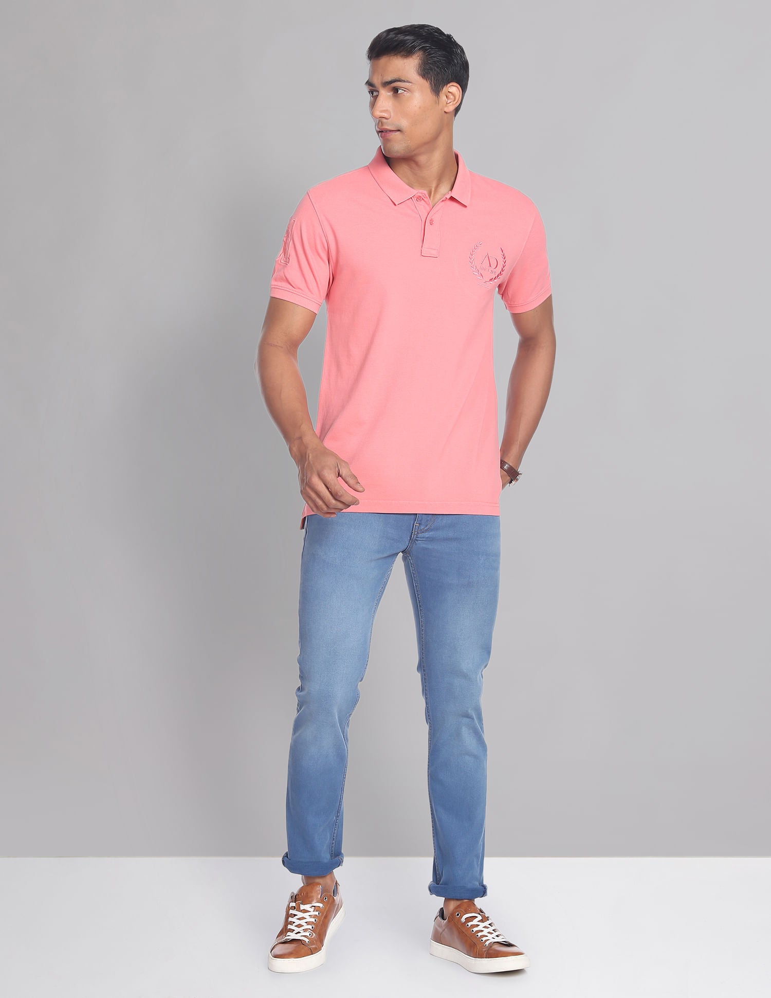 Colourful Overdyed COOL-IT Profound Polo Shirt