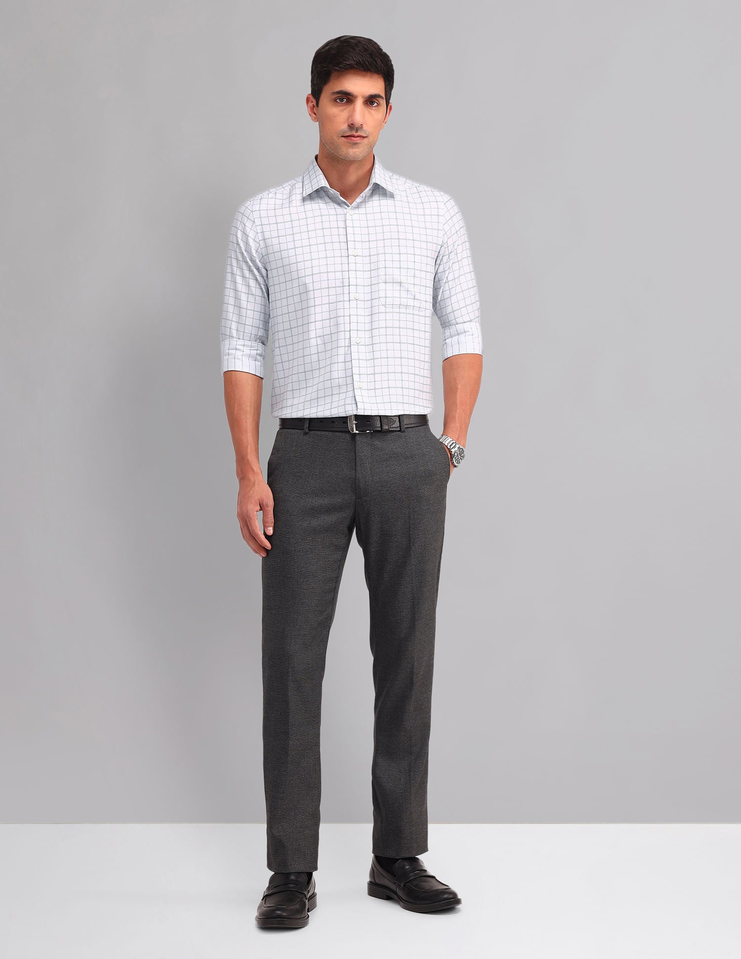 Everyday Essential Regular Fit Gingham Checked Shirt