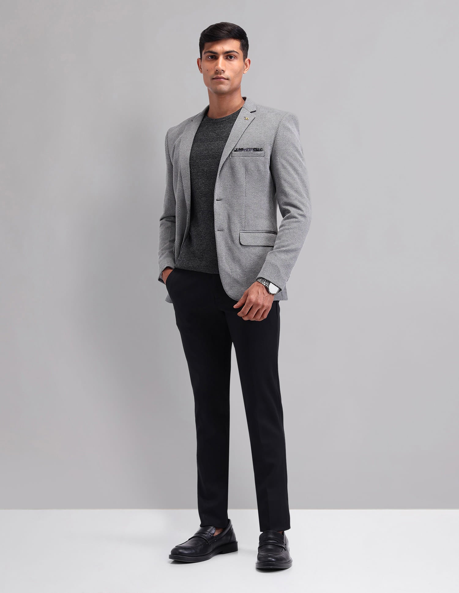 Wardrobe Essential Tailored Fit Single Breasted Blazer