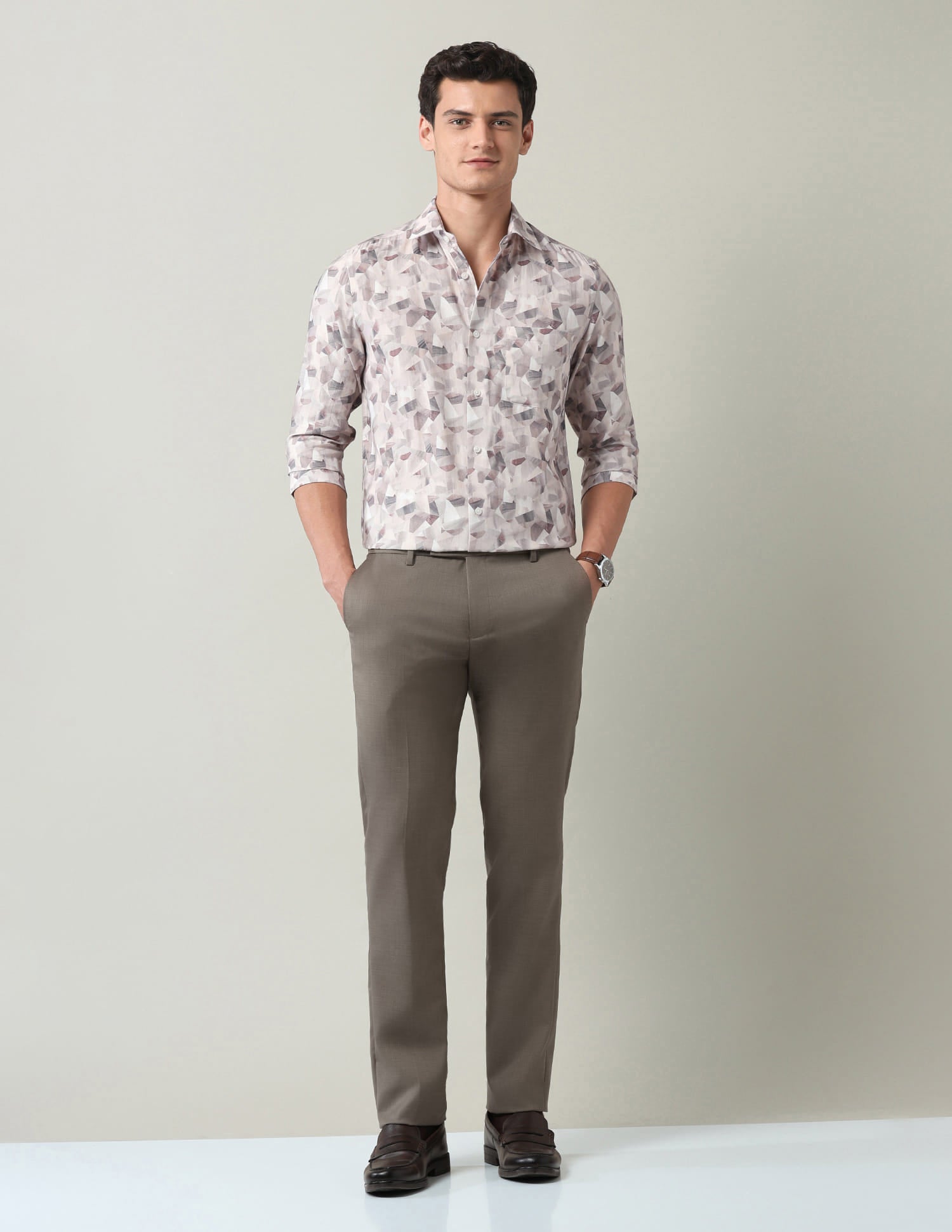 Vogue Solid Regular Fit Shirt
