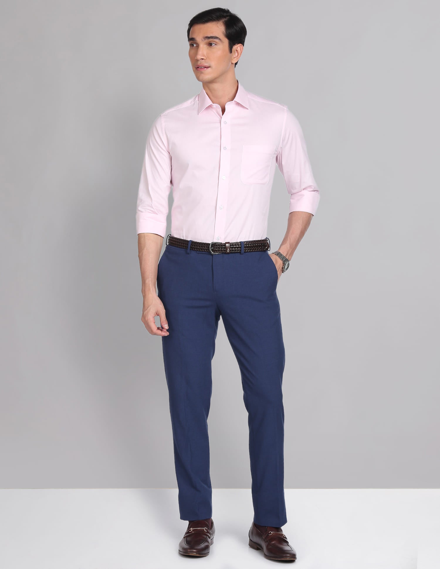 On Duty Oxford Solid Formal Shirt