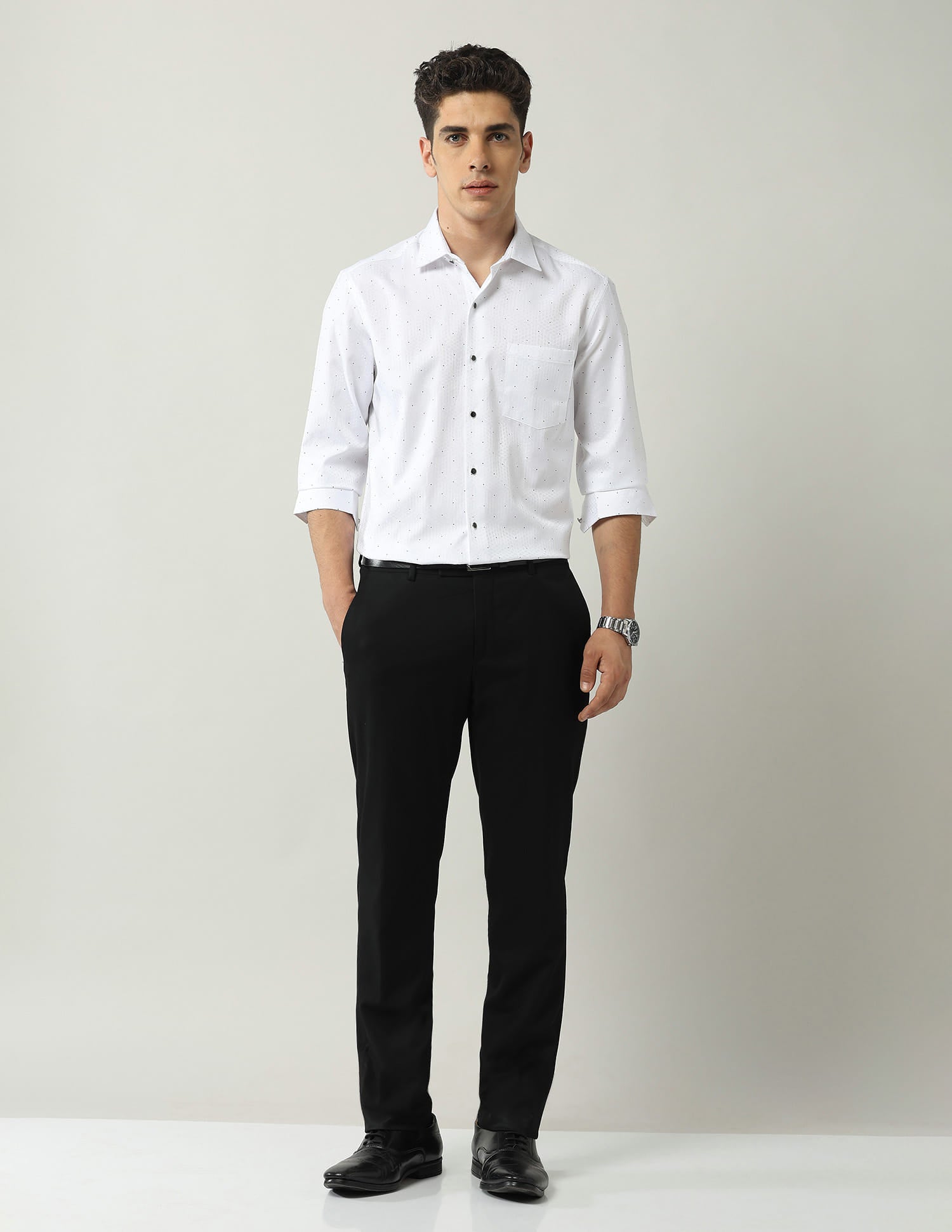 Slim Fit Jaquard Shirt