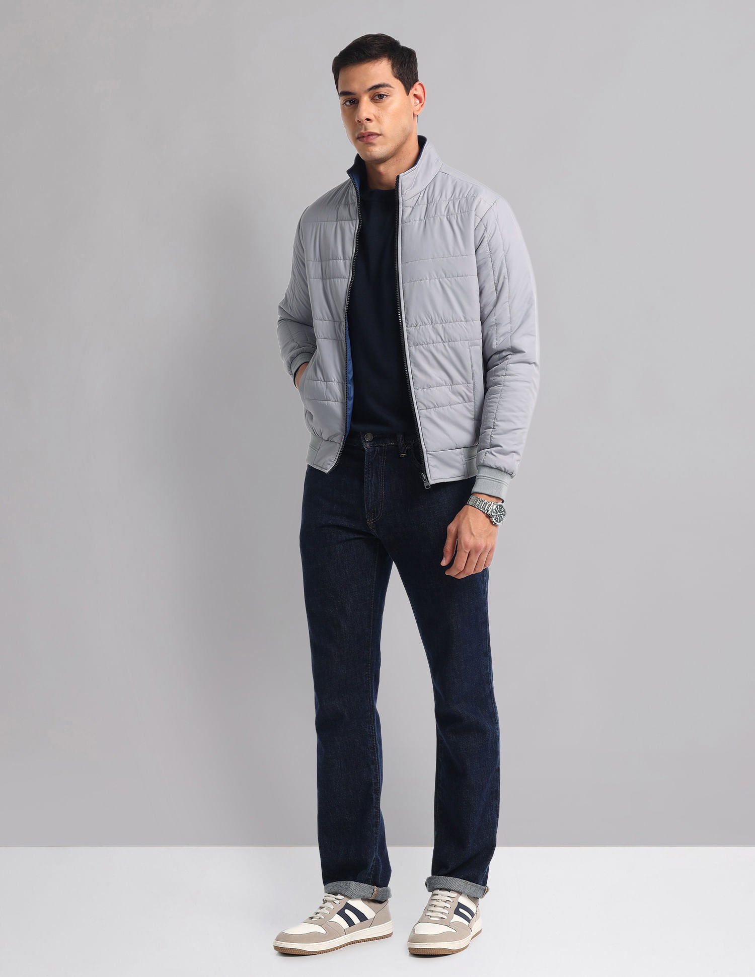 City Chill High Neck Reversible Jacket