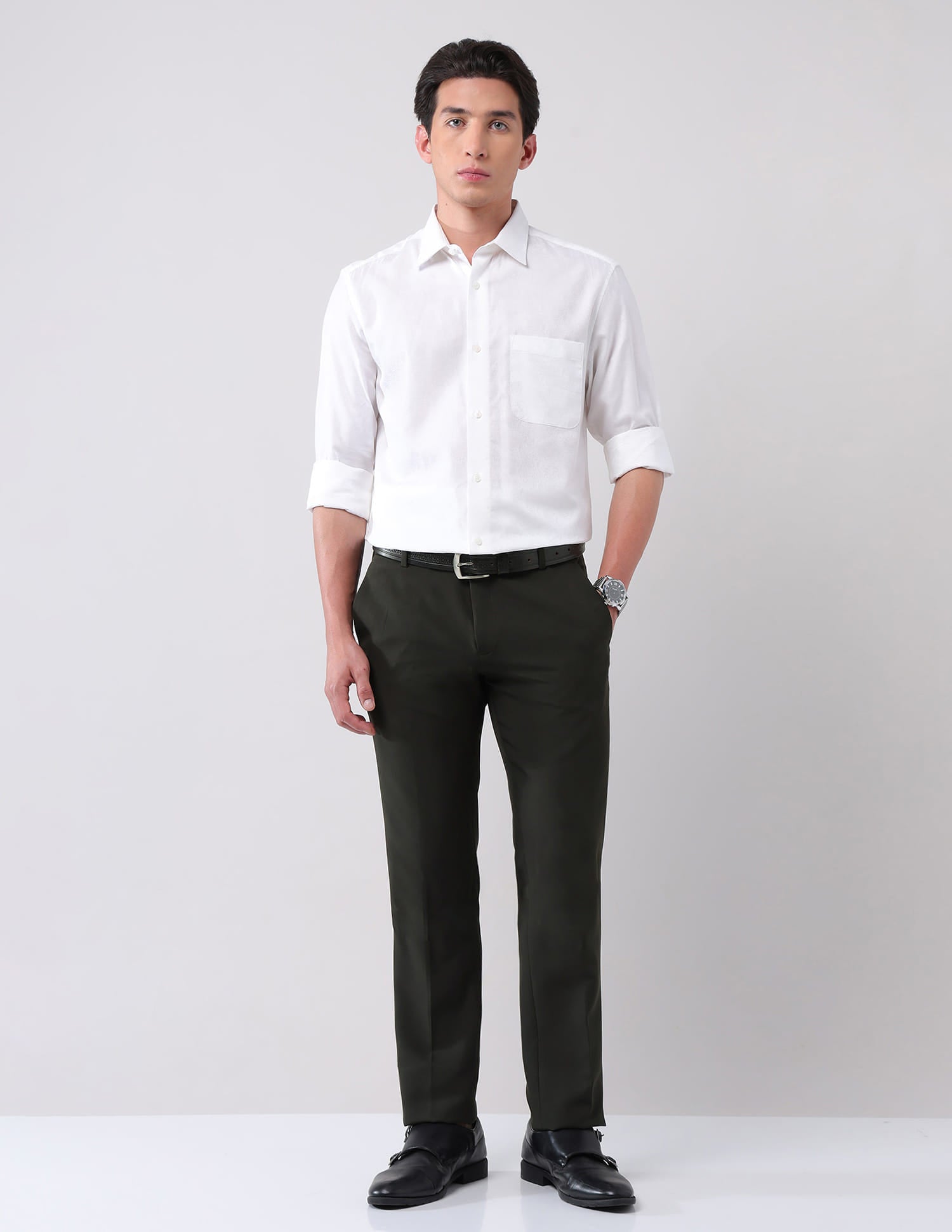 Office Hour Modern Slim Fit Formal Trousers